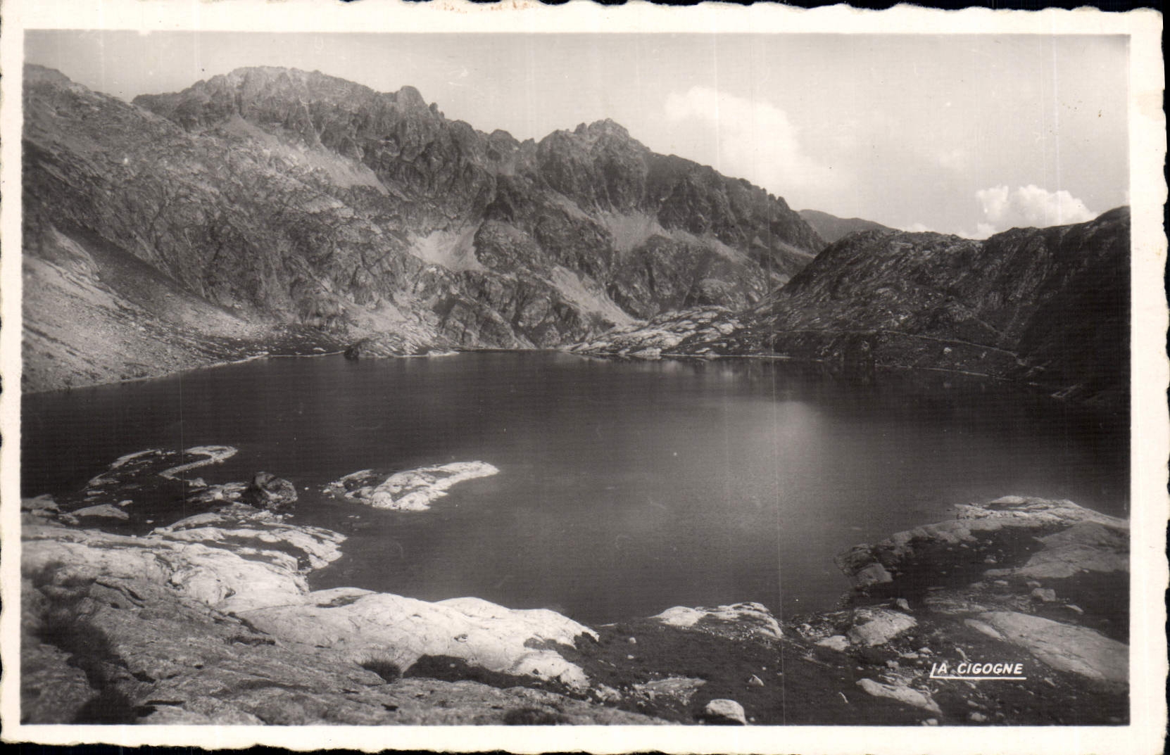 CPA Environs de Tende Le lac Noir 