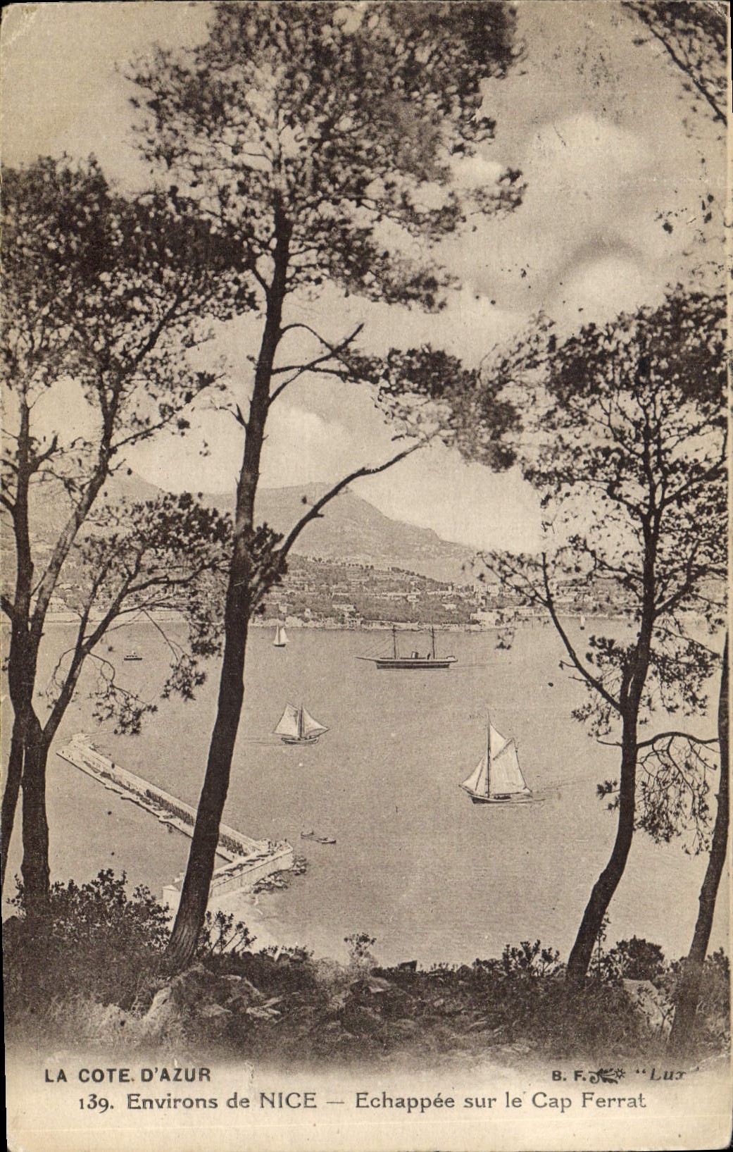 CPA La Cote d'Azur Environs de Nice Echappee sur le Cap Ferrat