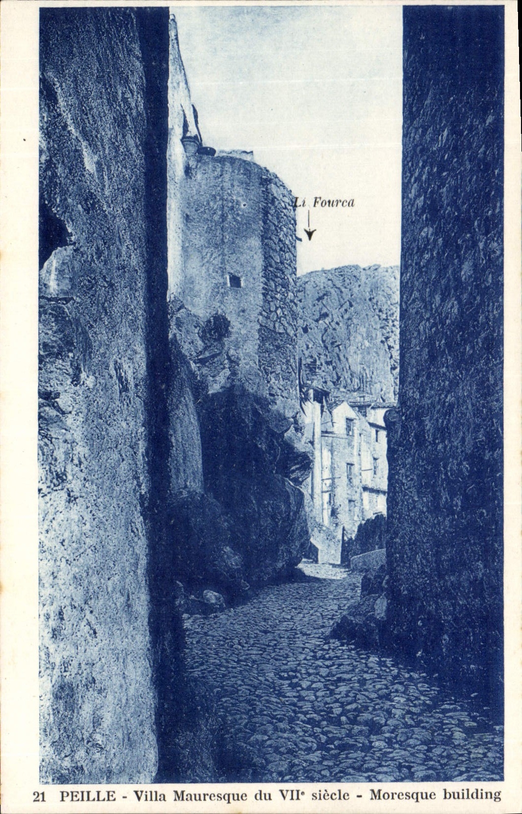 CPA Peille Villa Mauresque du VII siecle