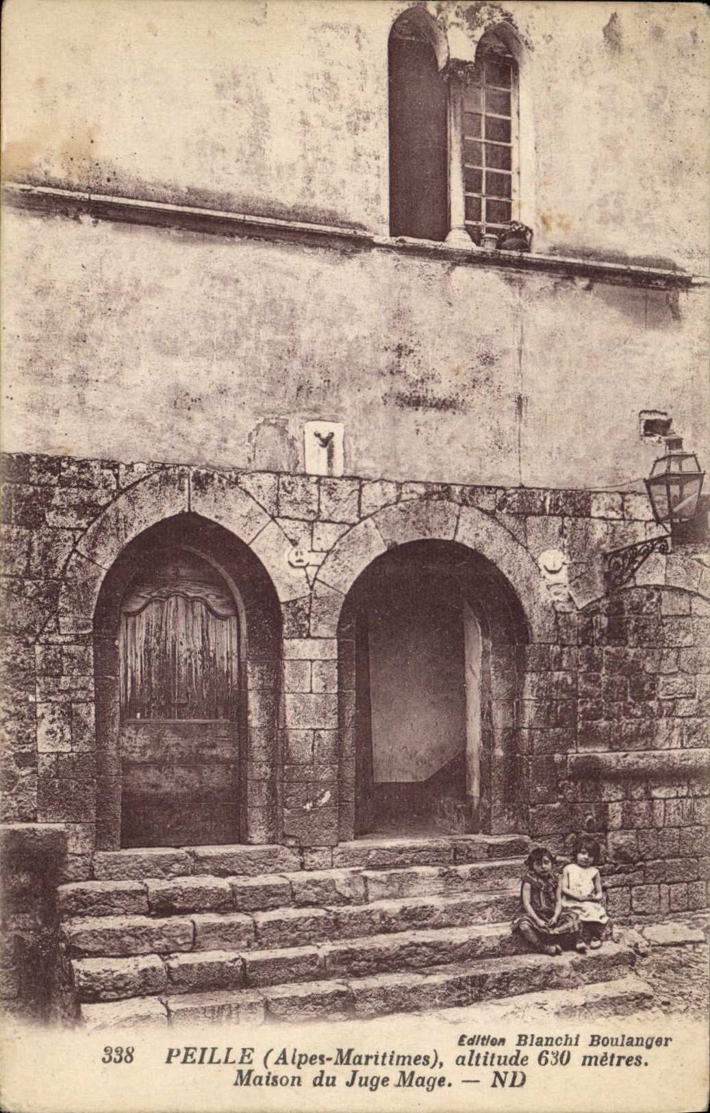 CPA Peille Alpes Maritimes Maison du Jude Mage