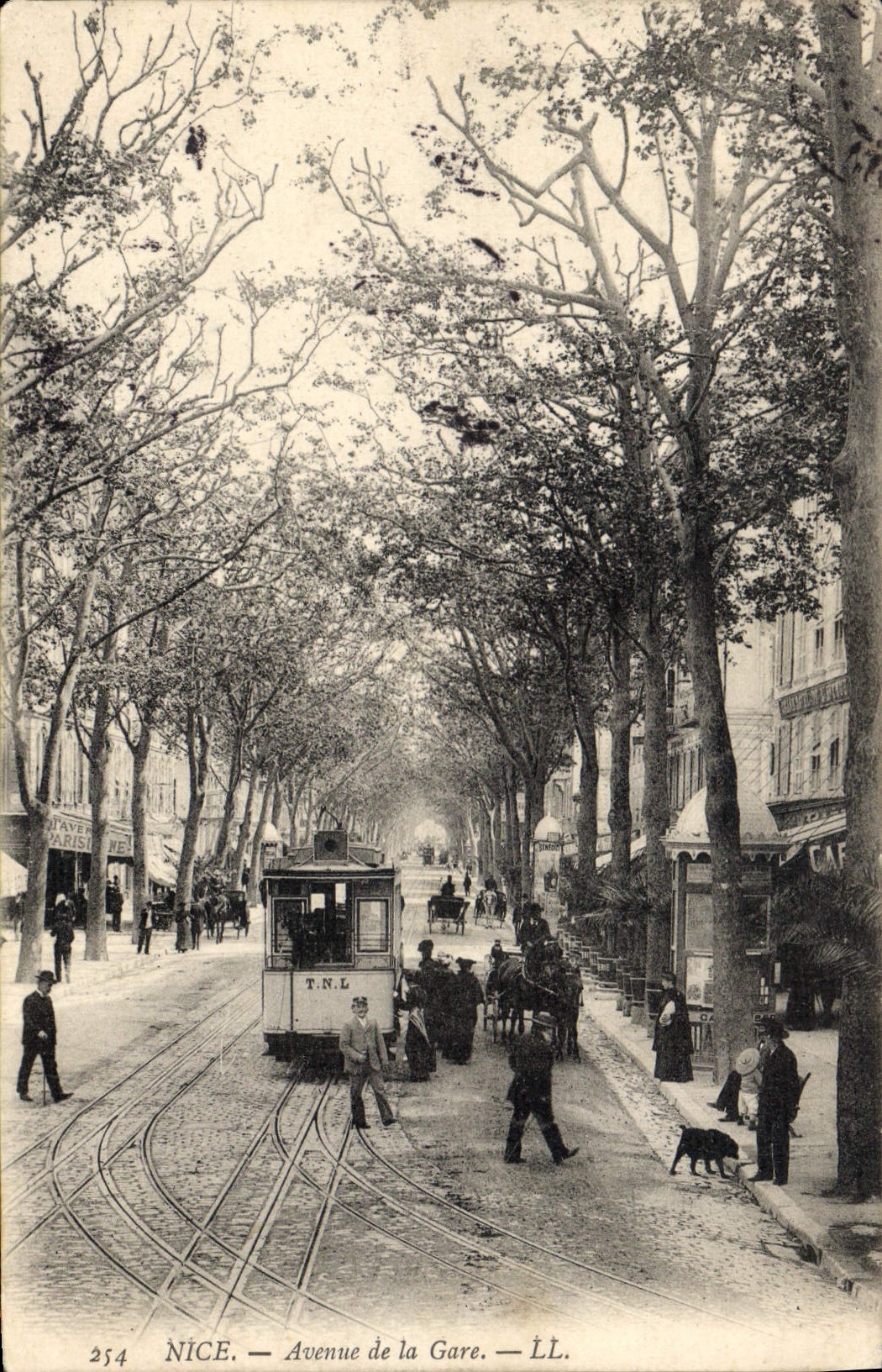 CPA Nice Avenue de la Gare 