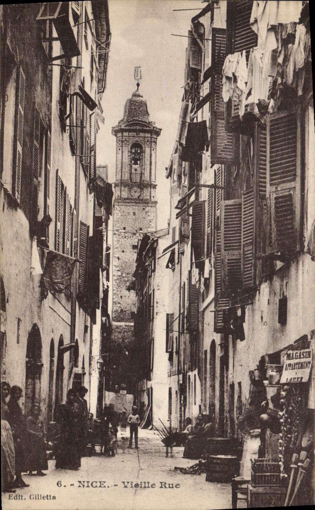 CPA Nice Vieille Rue 