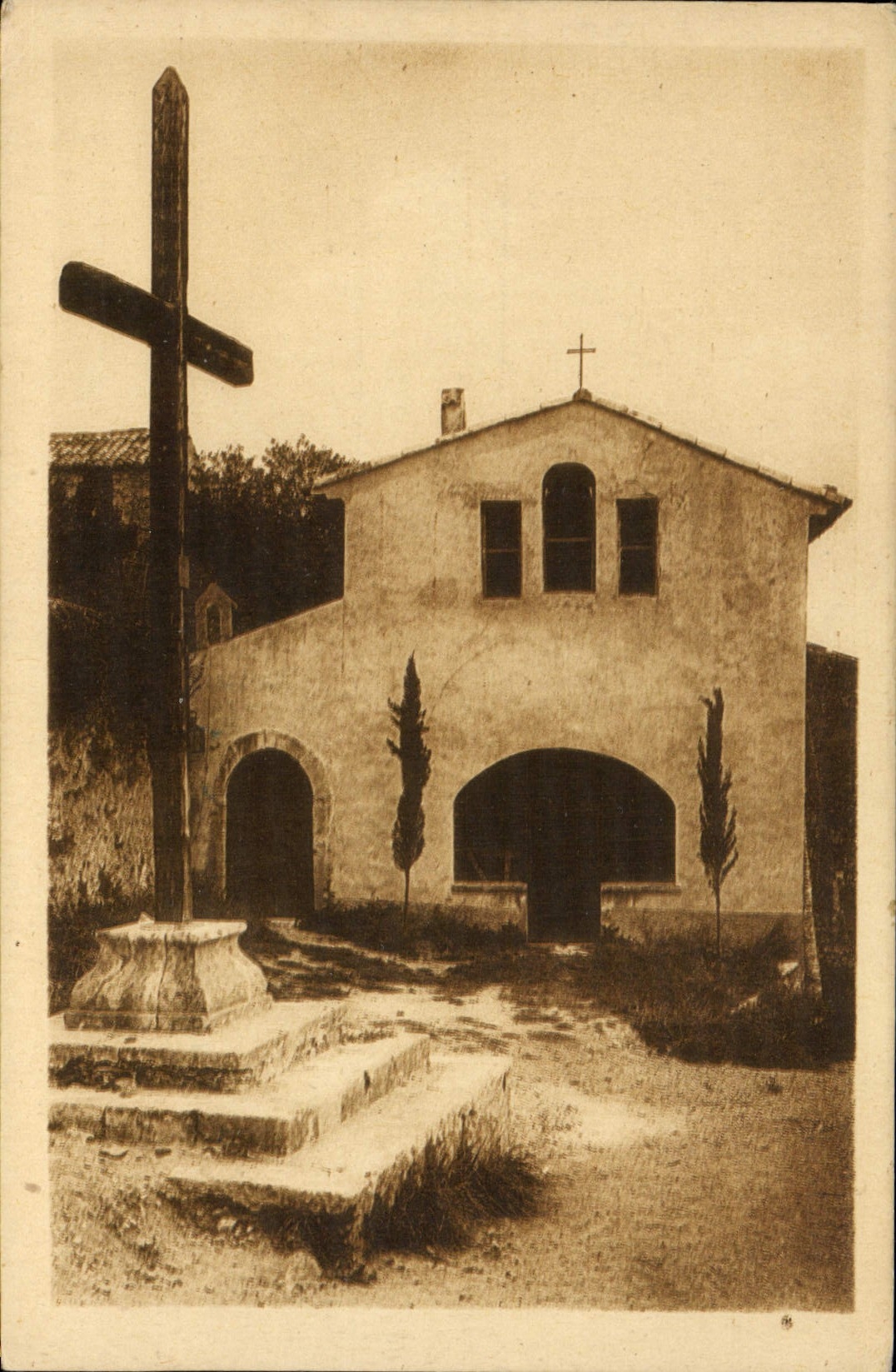 CPA La Cote d'Azur Saint Paul Chapelle Saint Georges