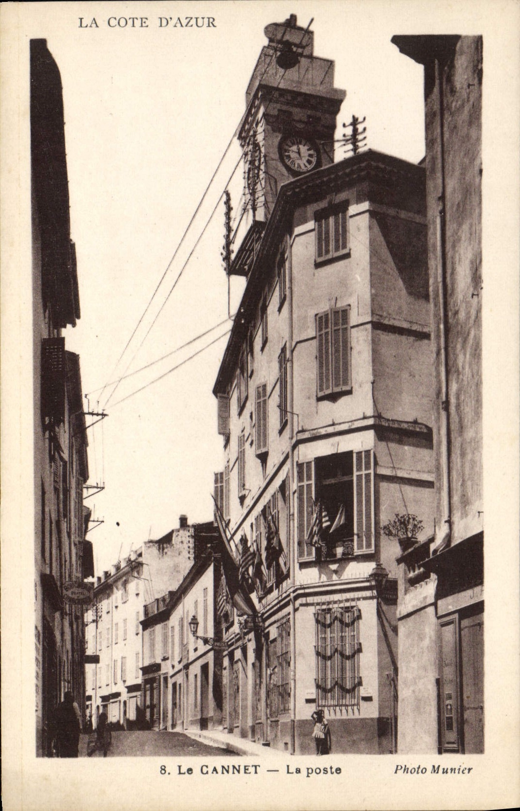 CPA La Cote d'Azur le Cannet le poste