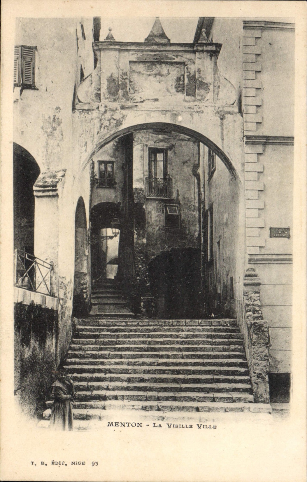 CPA Menton la Vieille ville 