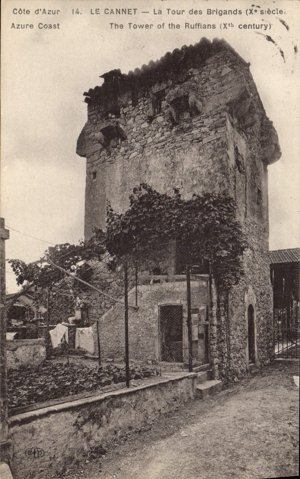 CPA Cote d'Azur le Cannet la tour des Brigands X siecle