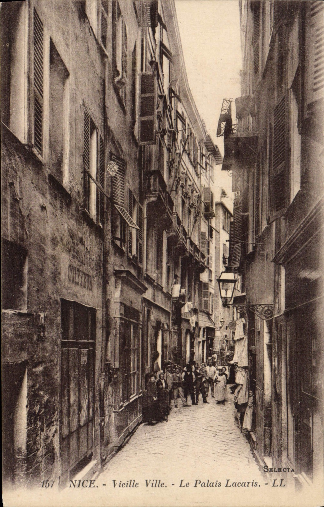 CPA Nice Vieille Ville le palais Lacaris 