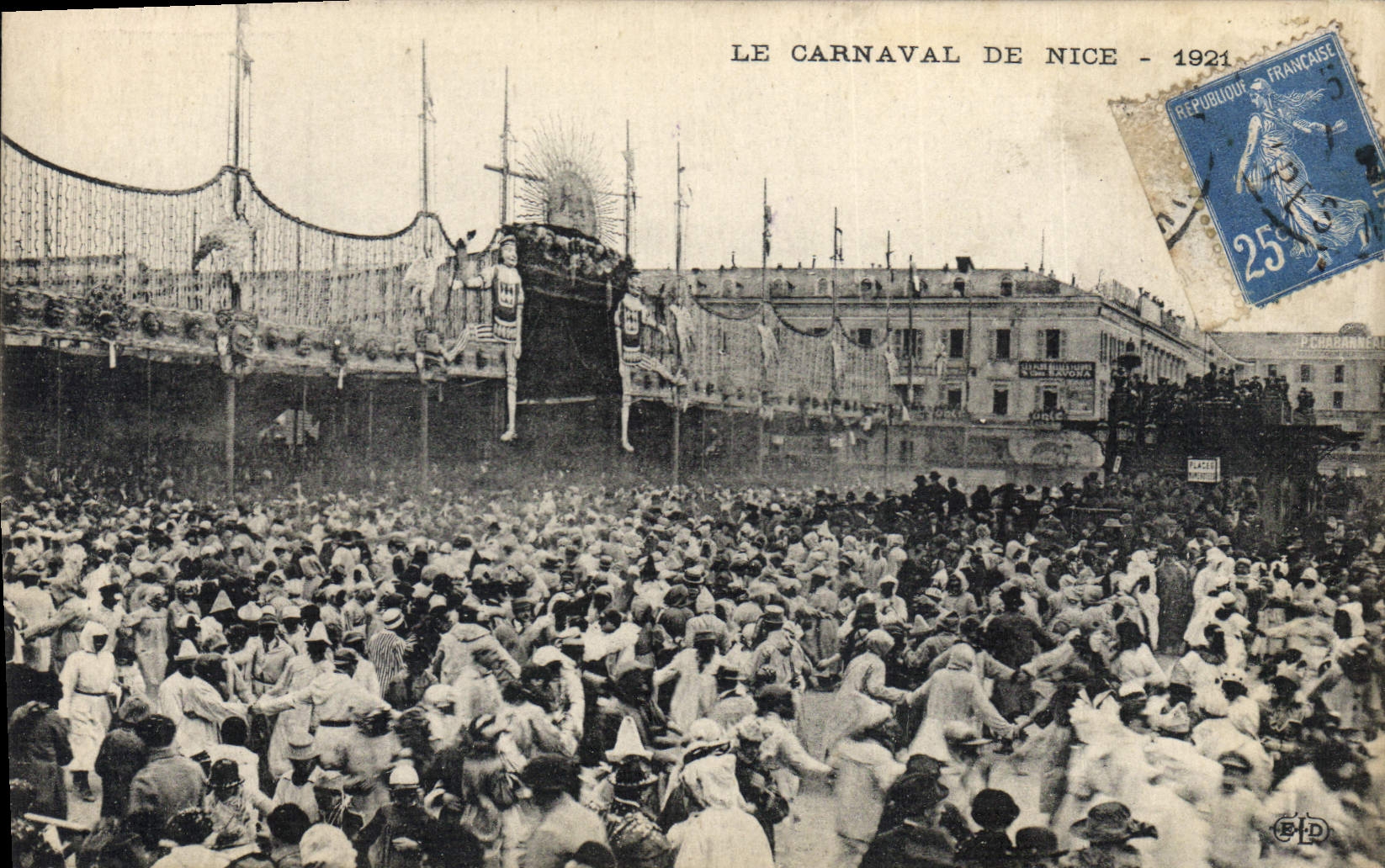 CPA Le Carnaval de Nice 1921