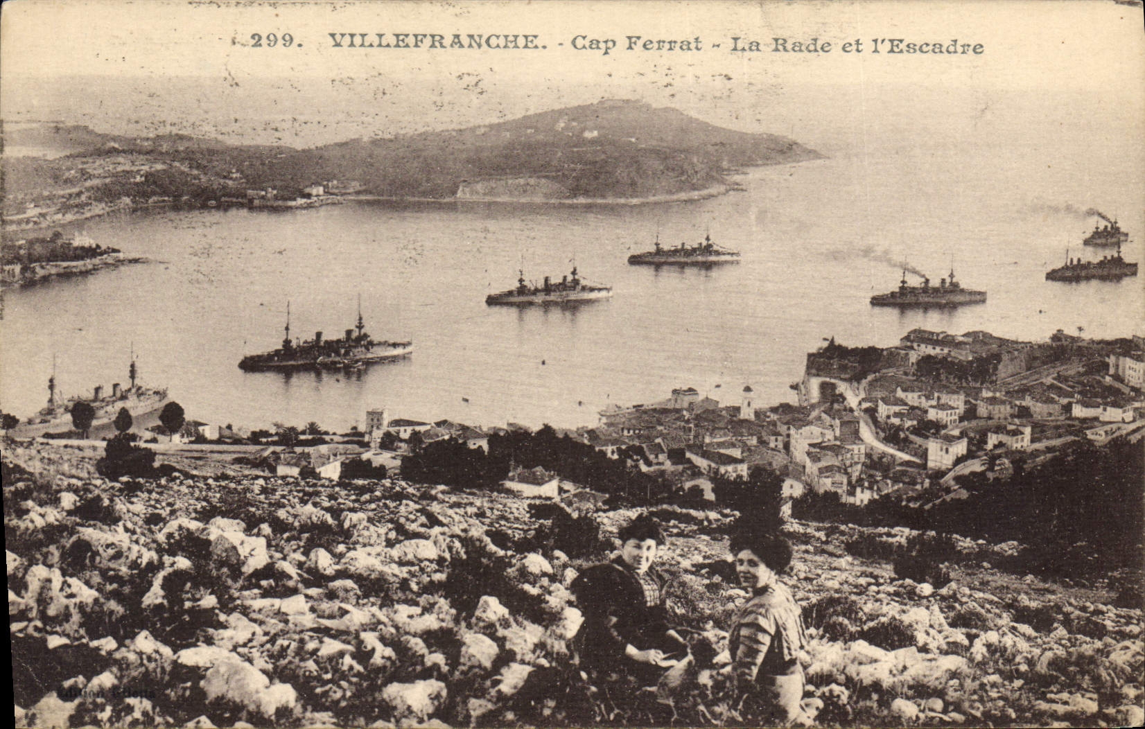 CPA Villefranche Cap Ferrat la Rade et l'Escadre