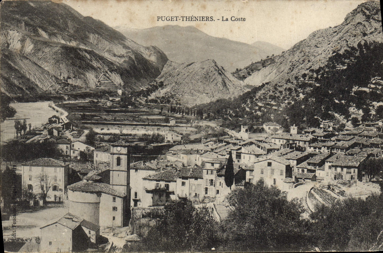 CPA Puget Theniers la Coste 