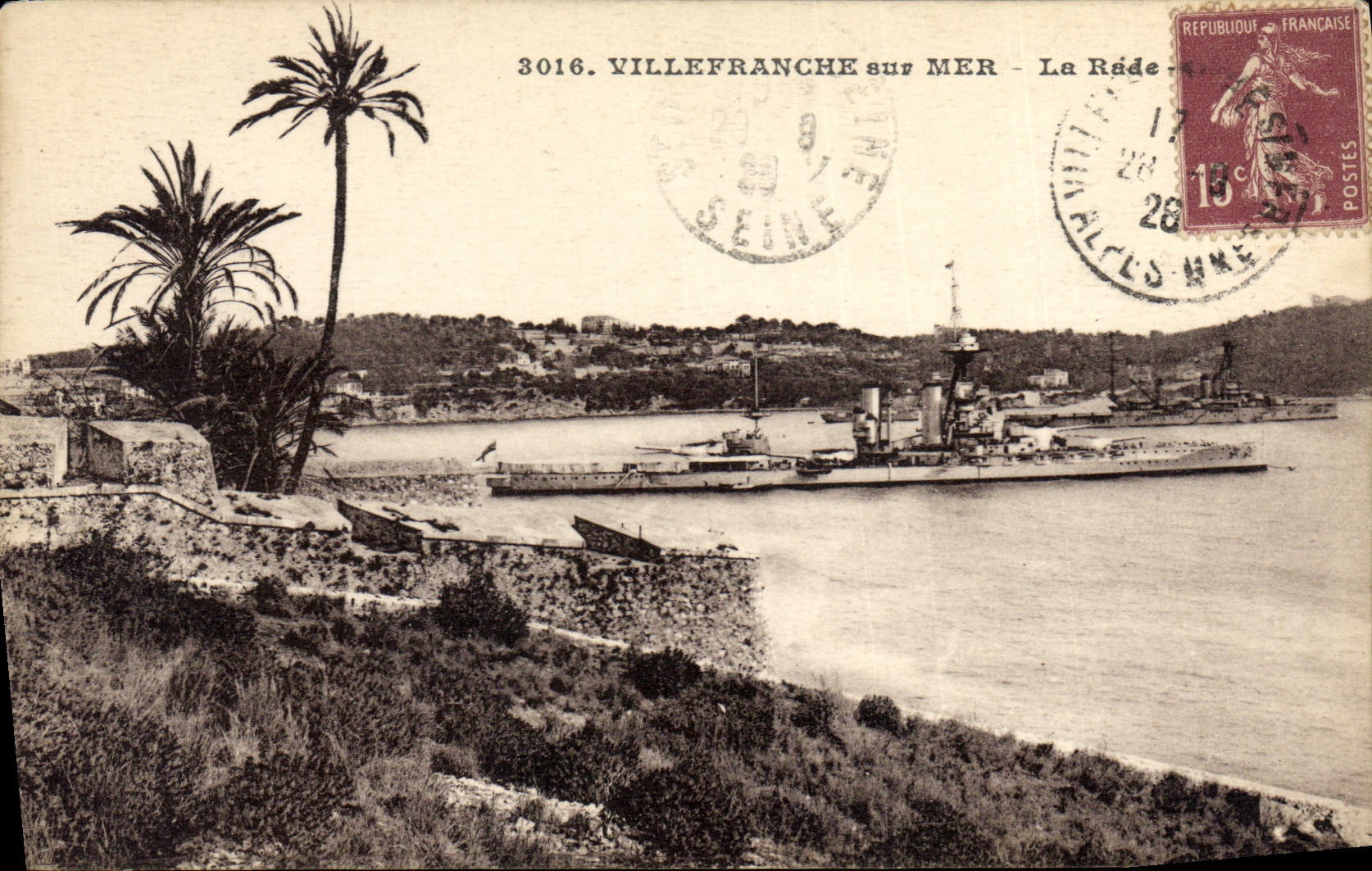 CPA Villefranche sur Mer la Rade