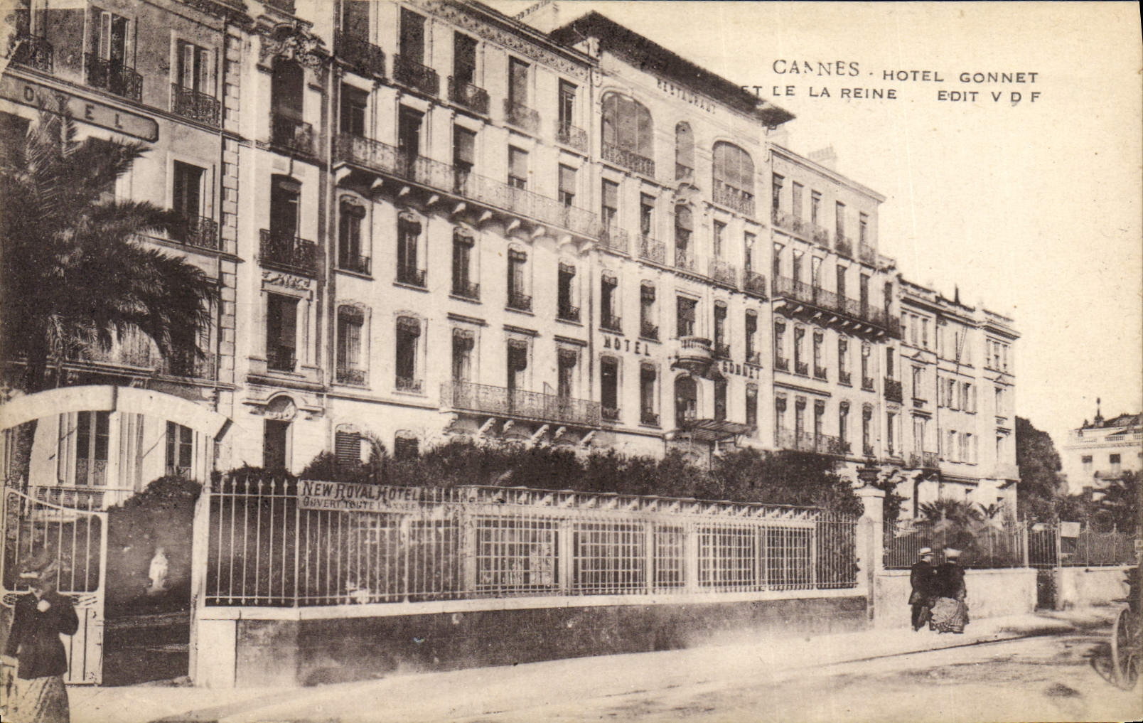 CPA Cannes hotel Gonnet et de la Reine 