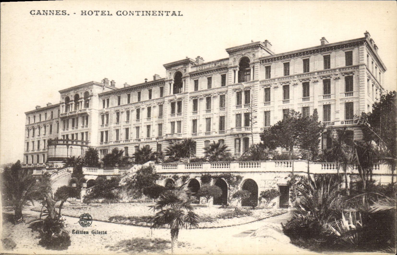 CPA Cannes Hotel Continental 