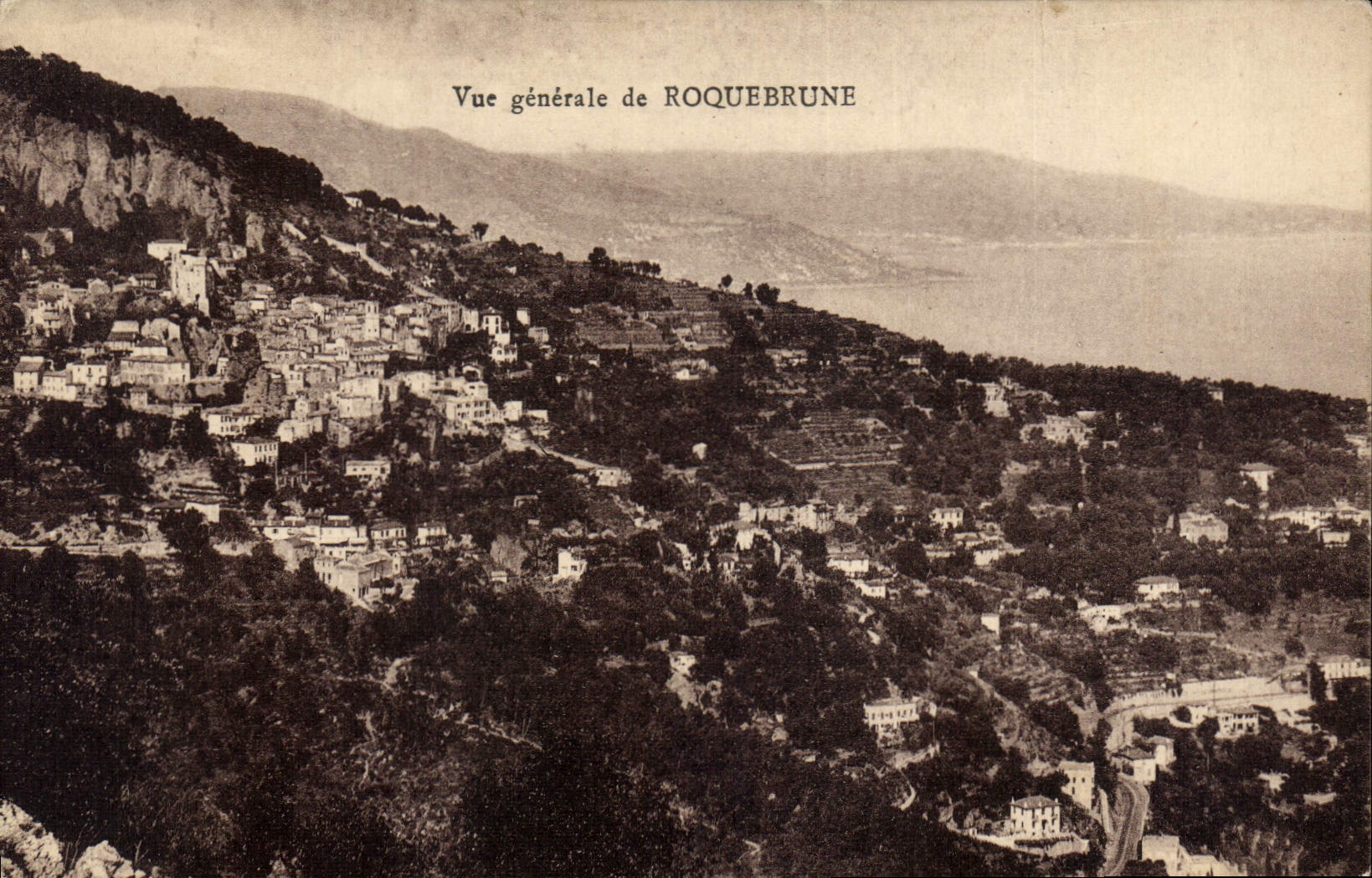 CPA Vue generale de Roquebrune