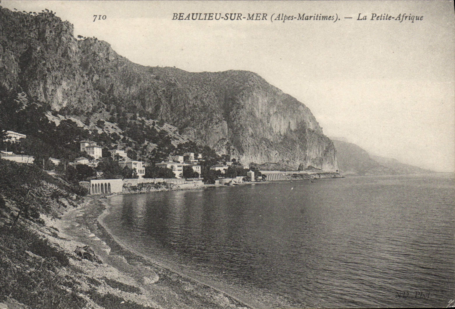 CPA Beaulieu sur Mer Alpes Maritimes La Petite Afrique 