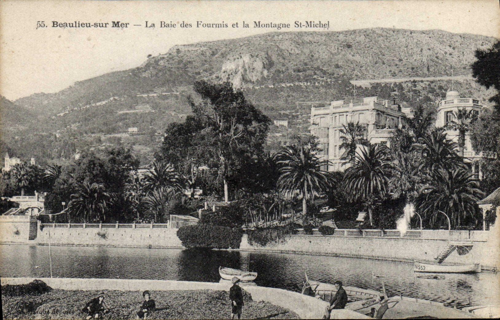 CPA Beaulieu sur Mer Le Baie des Fourmis et La Montagne St Michel
