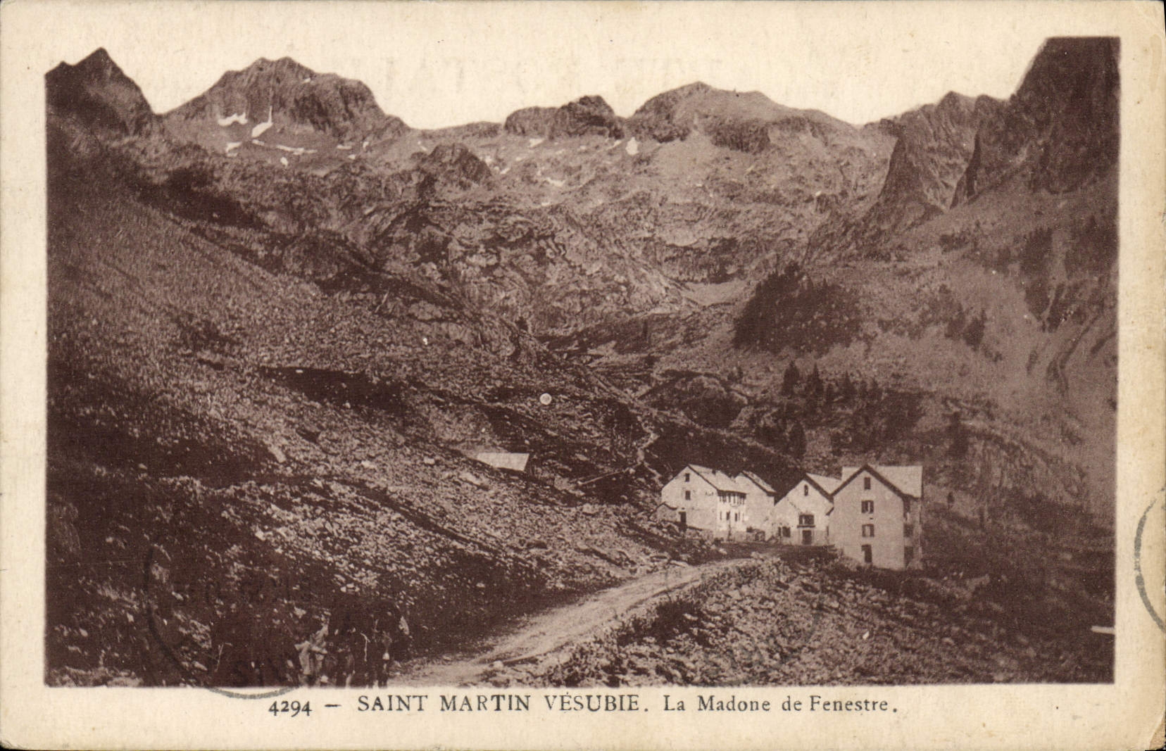 CPA Saint Martin Vesubie La Madone de Fenestre 