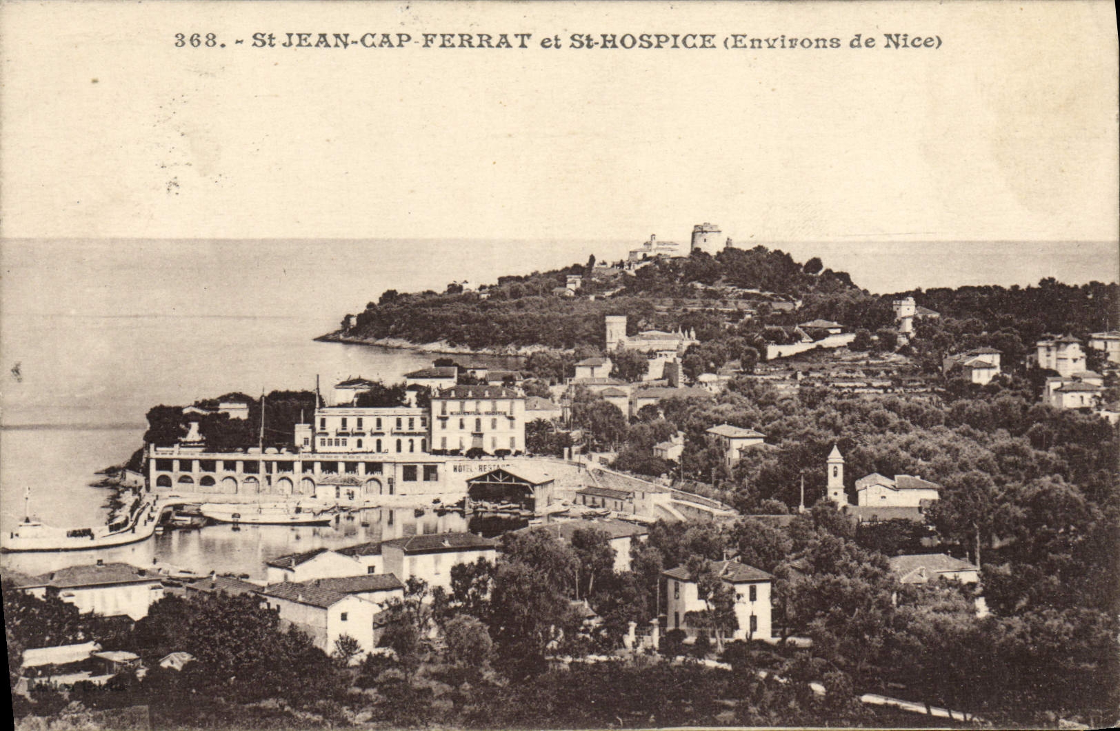CPA St Jean cap Ferrat et St Hospice Environs de Nice