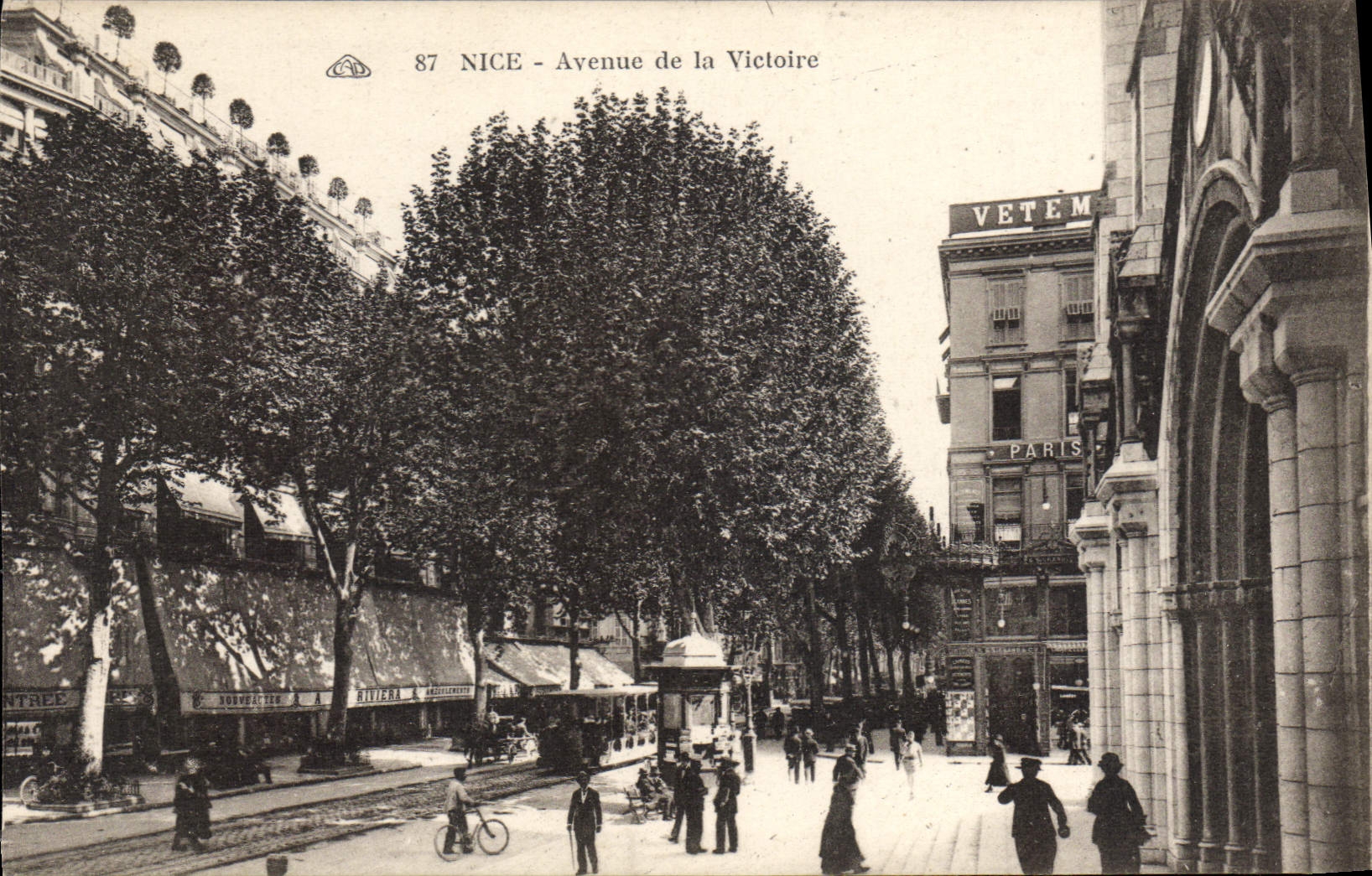 CPA Nice Avenue de la Victoire 