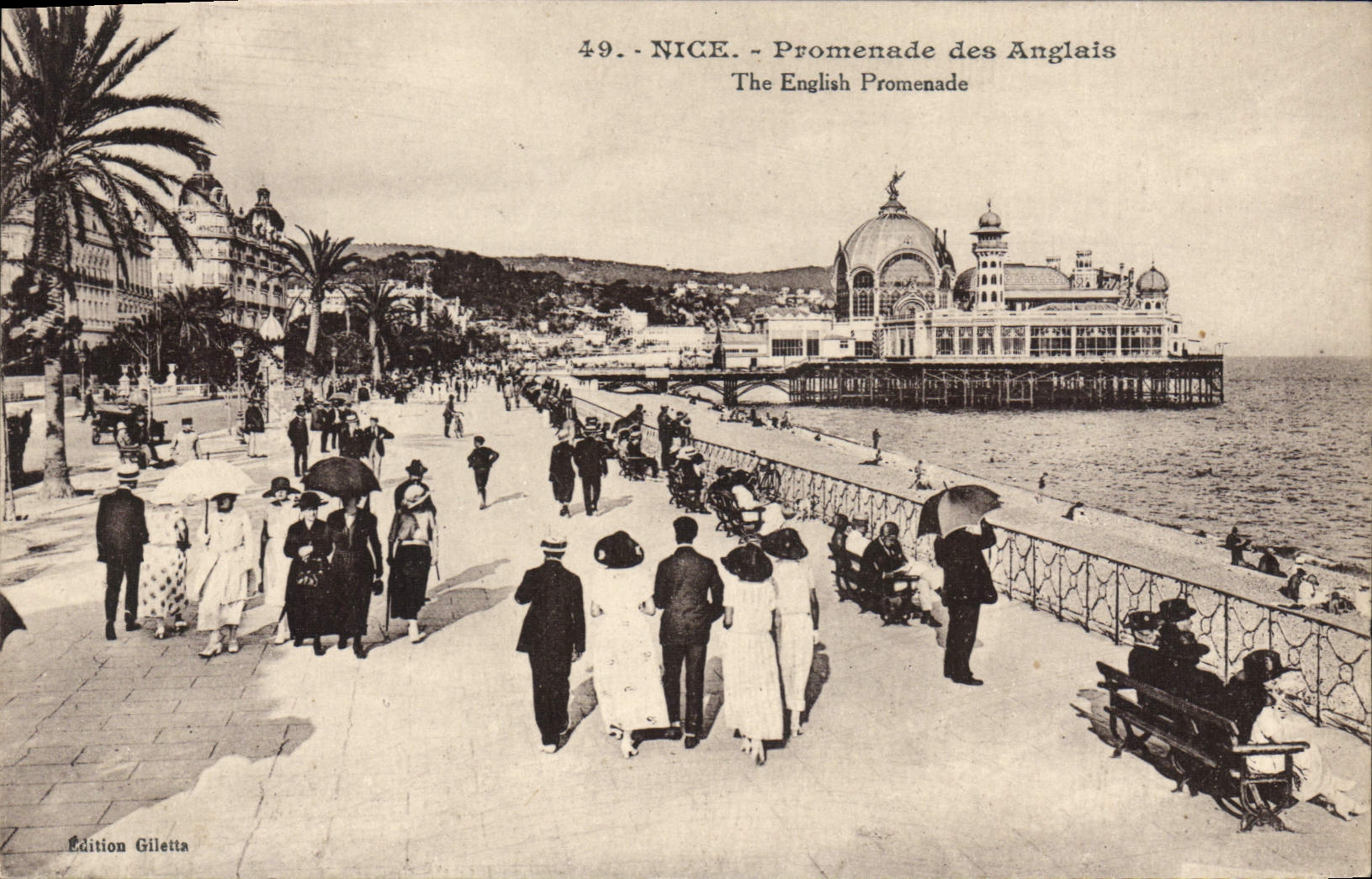 CPA Nice Promenade des Anglais