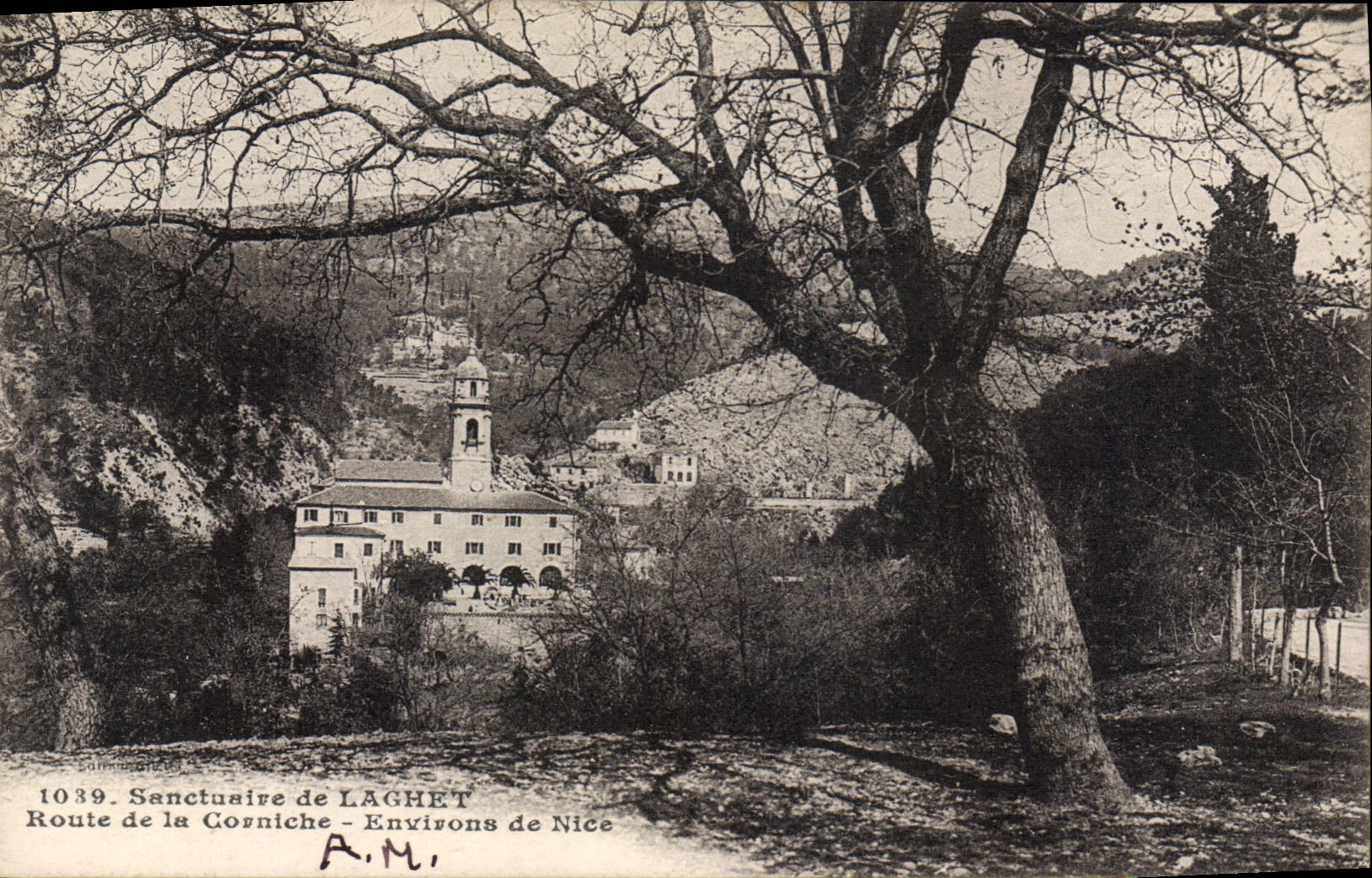 CPA Sanctuaire de Laghet Route de la Corniche Environs de Nice 