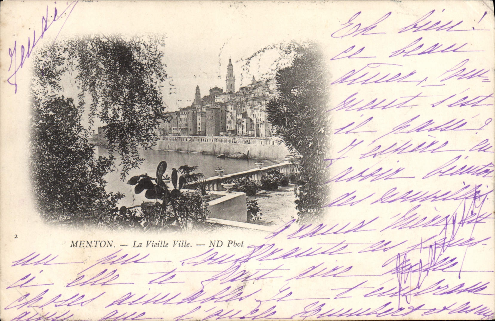 CPA Menton La Vieille Ville 