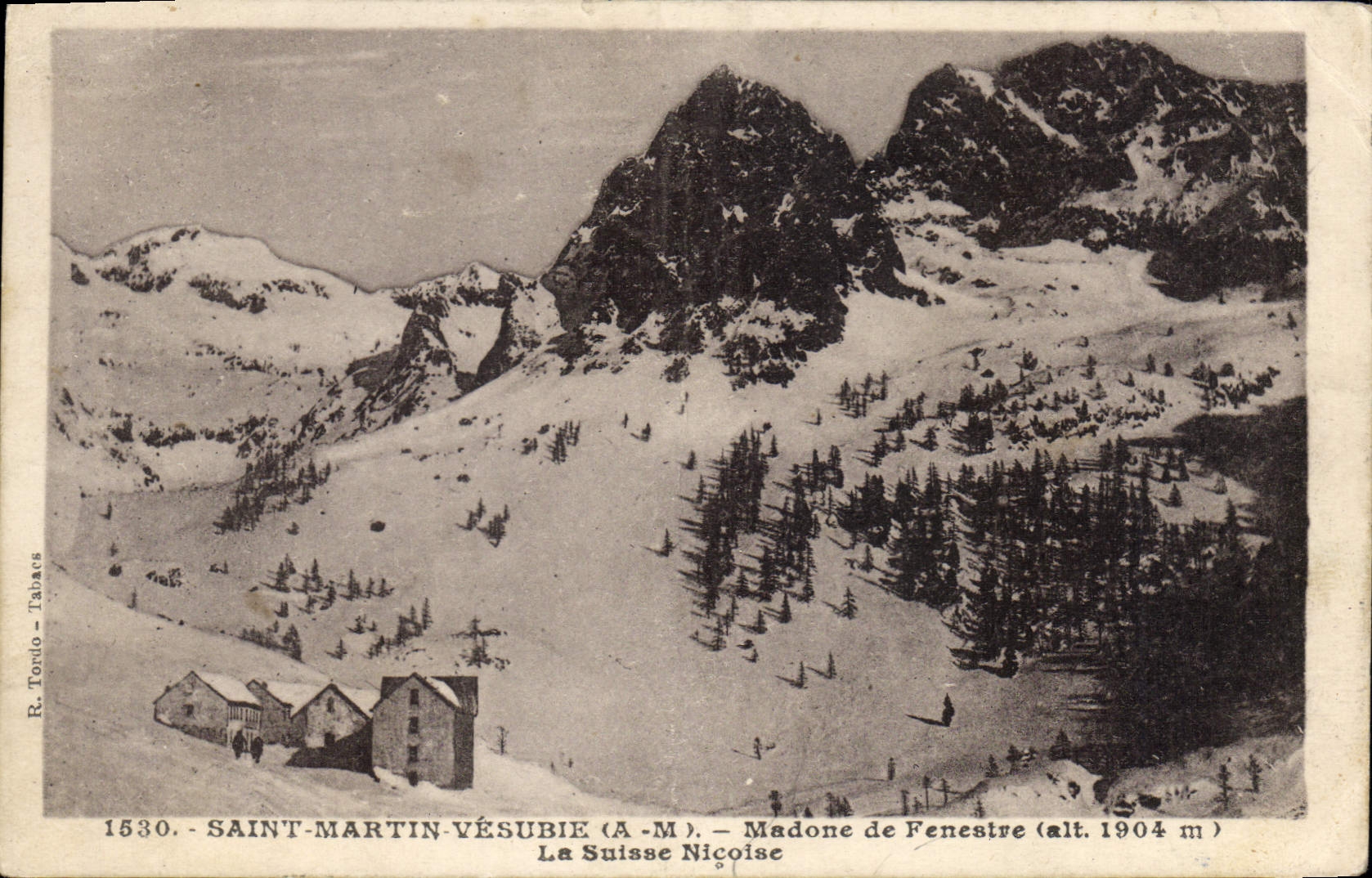 CPA Saint Martin Vesubie Madone de Fenestre La Suisse Nicoise 