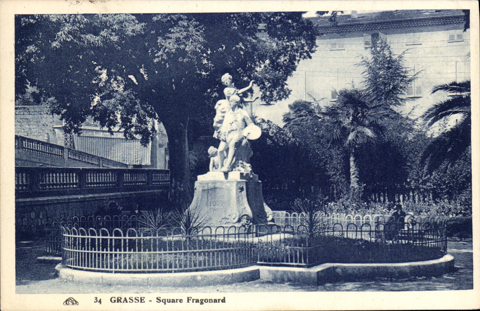 CPA Grasse Square Fragonard 