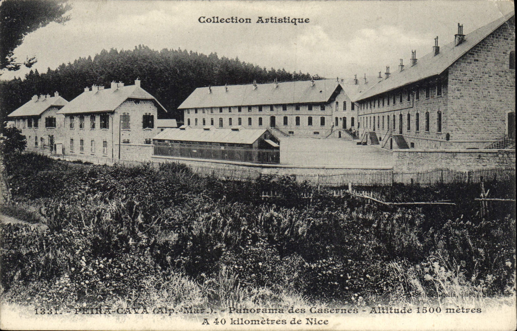 CPA Peira Cava Alp Mar Panorama des Casernes