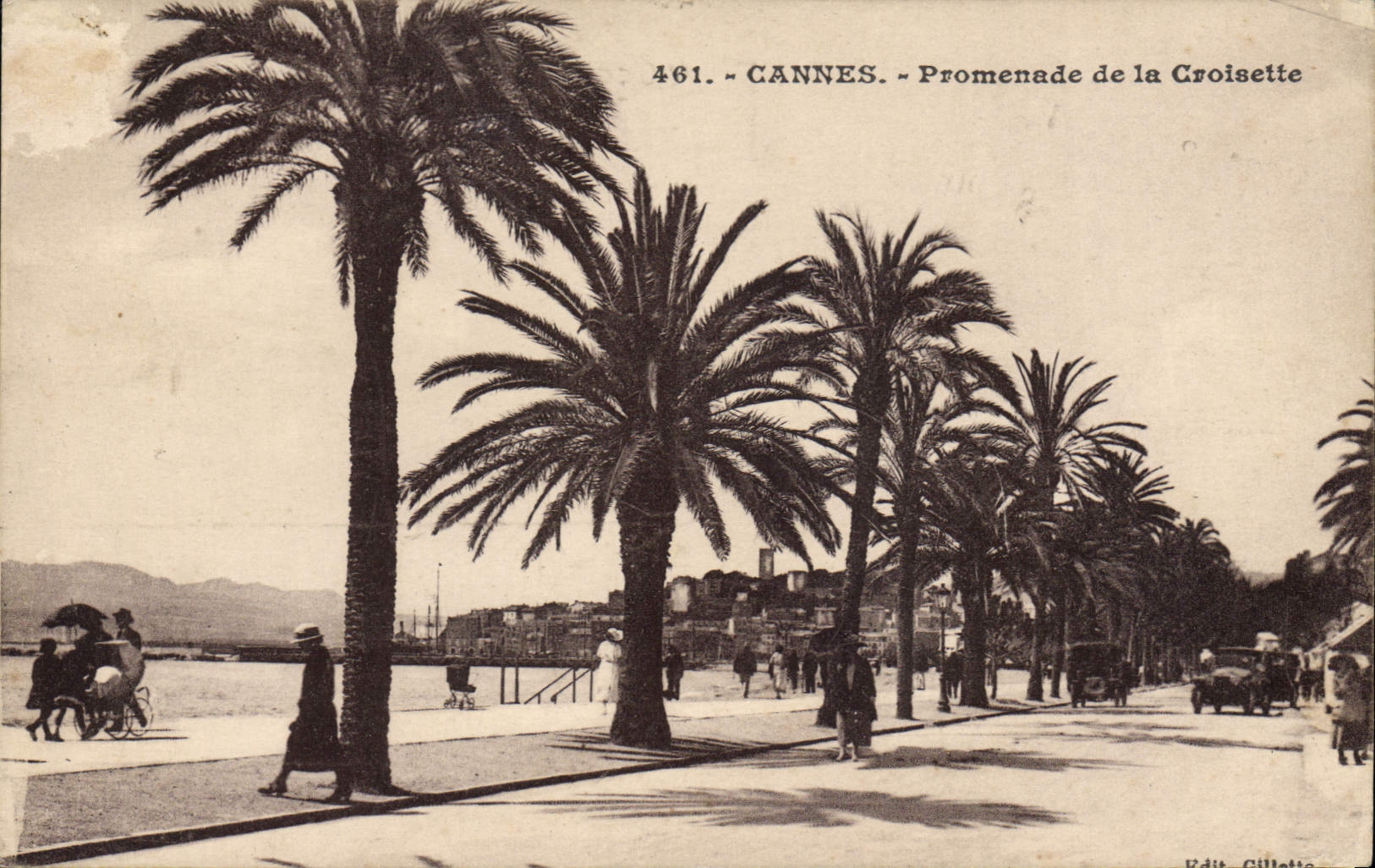 CPA Cannes Promenade de la Croisette 