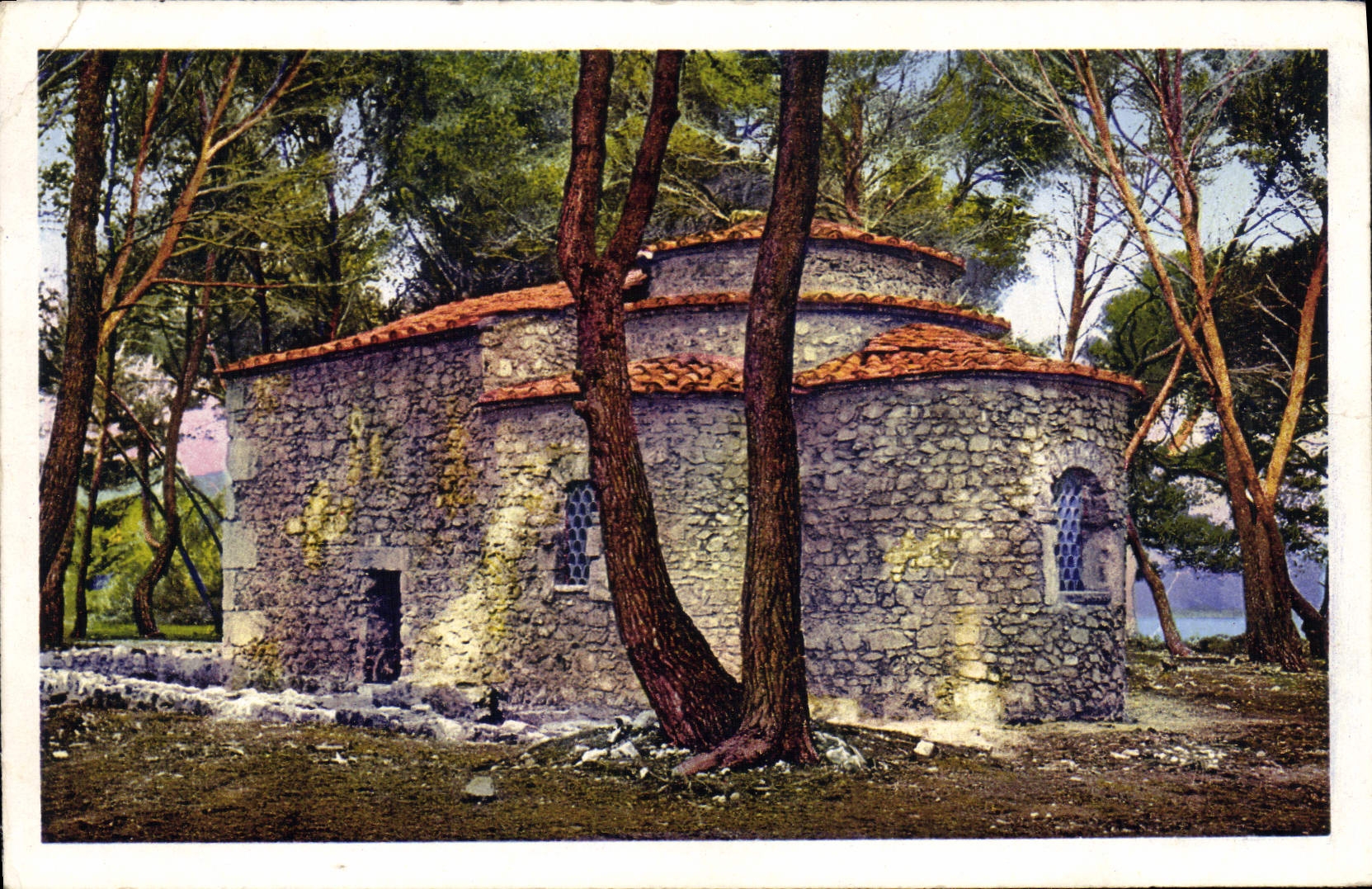 CPA Abbaye de N D de Lerins Ile Saint Honorat chapelle de la Trinite Trinidad Chapel 