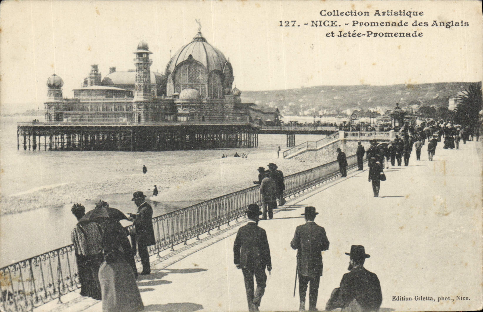 CPA Nice Promenade des Anglais et Jetee Promenade