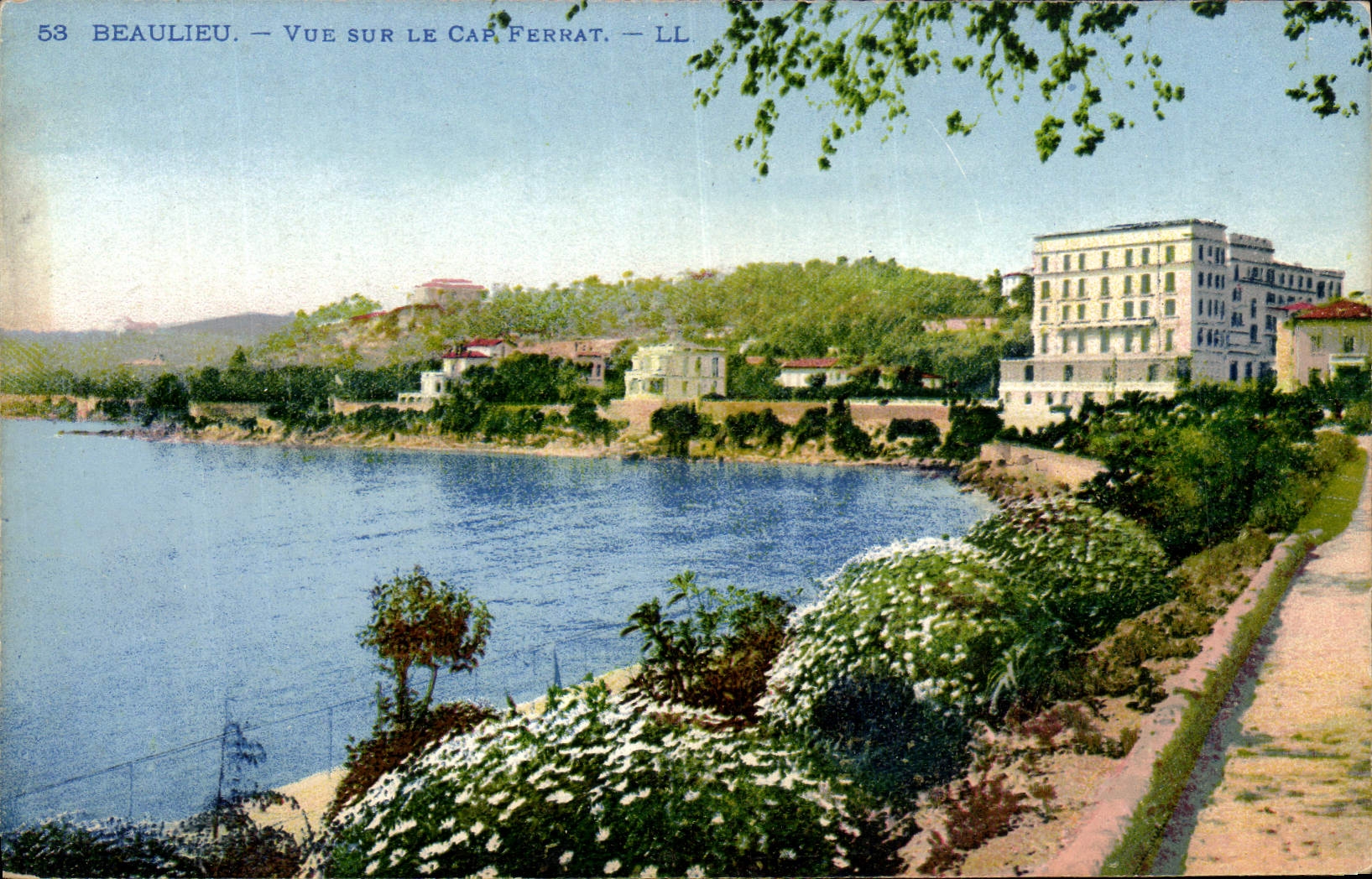 CPA Beaulieu vue sur le Cap Ferrat