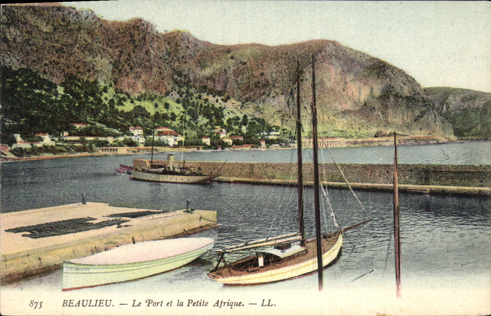 CPA Beaulieu Le Port et la Petite Afrique 