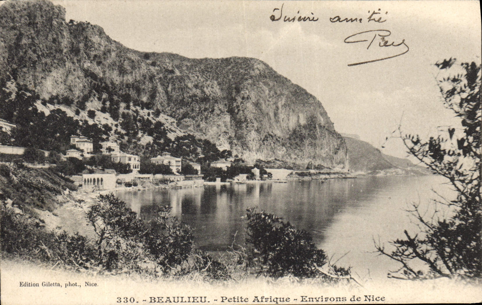 CPA Beaulieu Petite Afrique Environs de Nice 