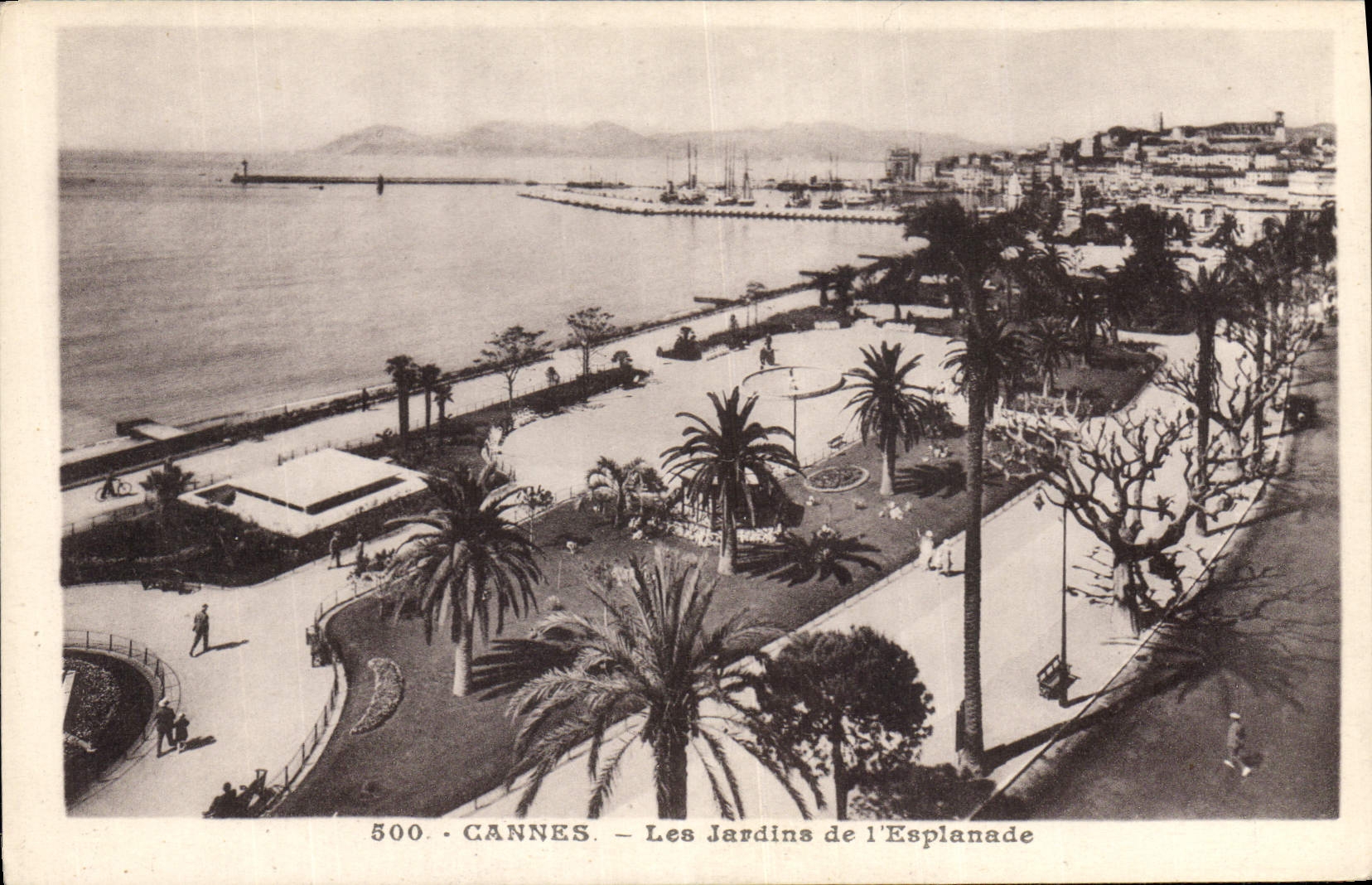 CPA Cannes Les Jardins de l'Esplanade 