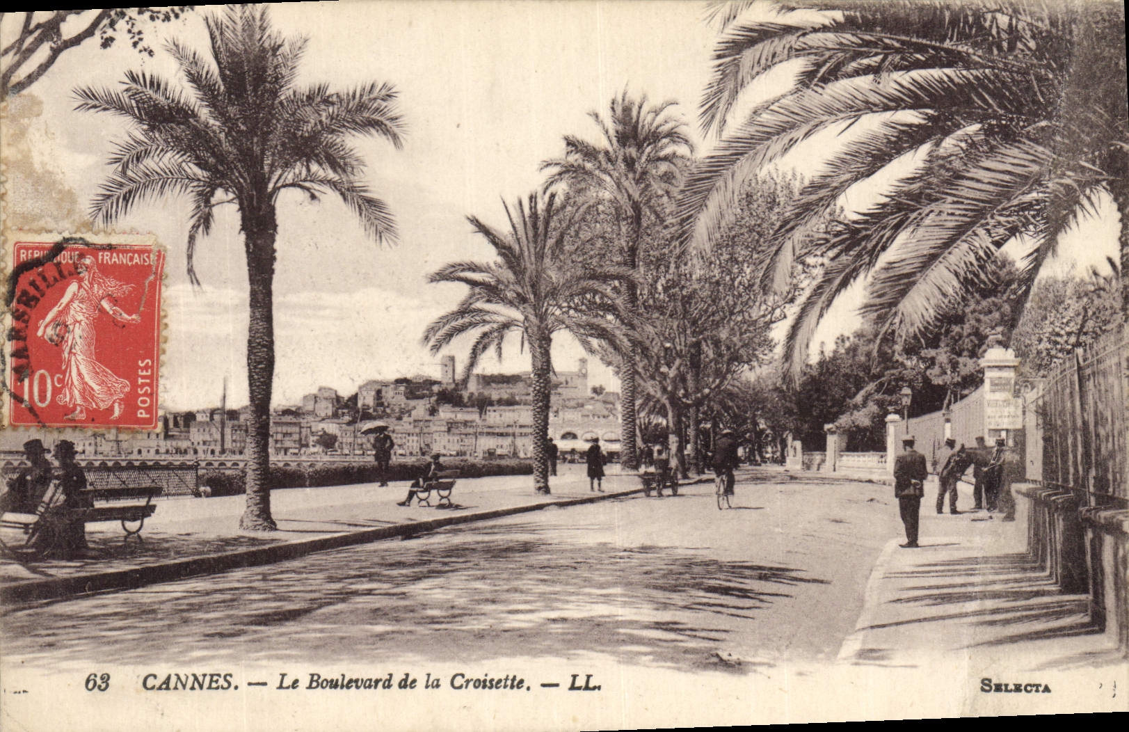 CPA Cannes Le Boulevard de la Croisette 