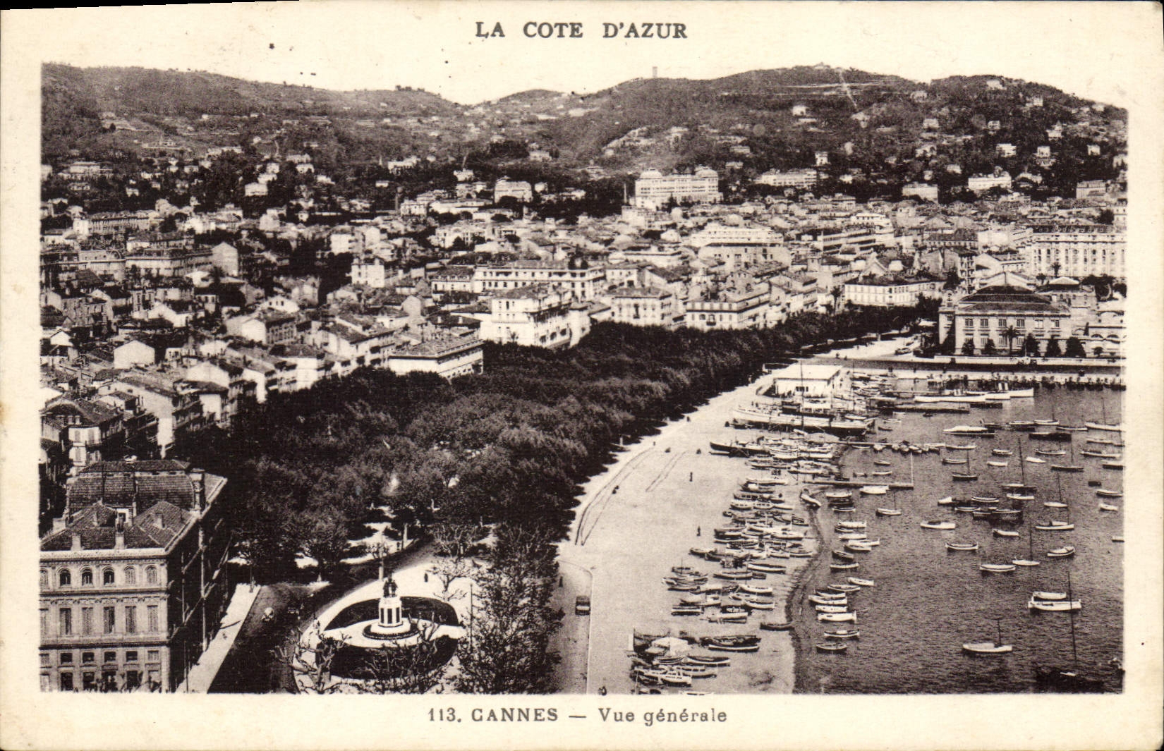 CPA Cannes Vue generale 