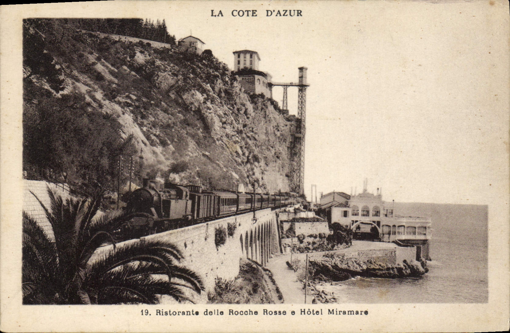 CPA La Cote d'Azur Ristorante delle Rocche Rosse a Hotel Miramare