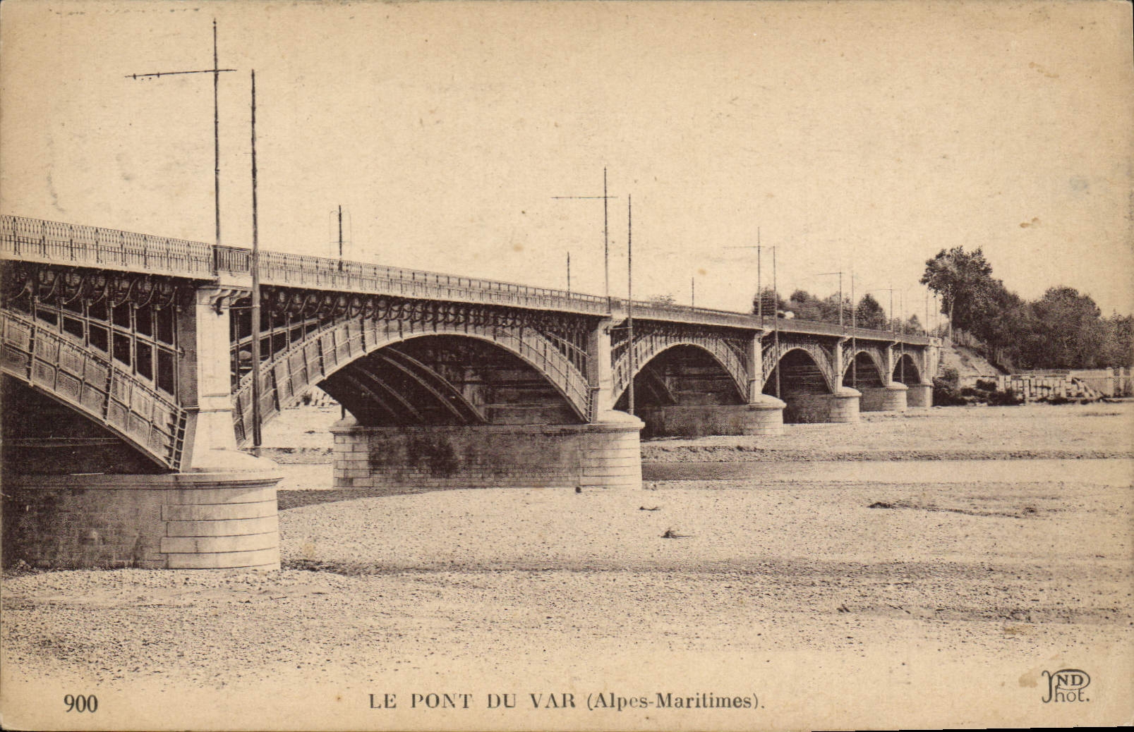 CPA Le Pont du Var Alpes Maritimes 