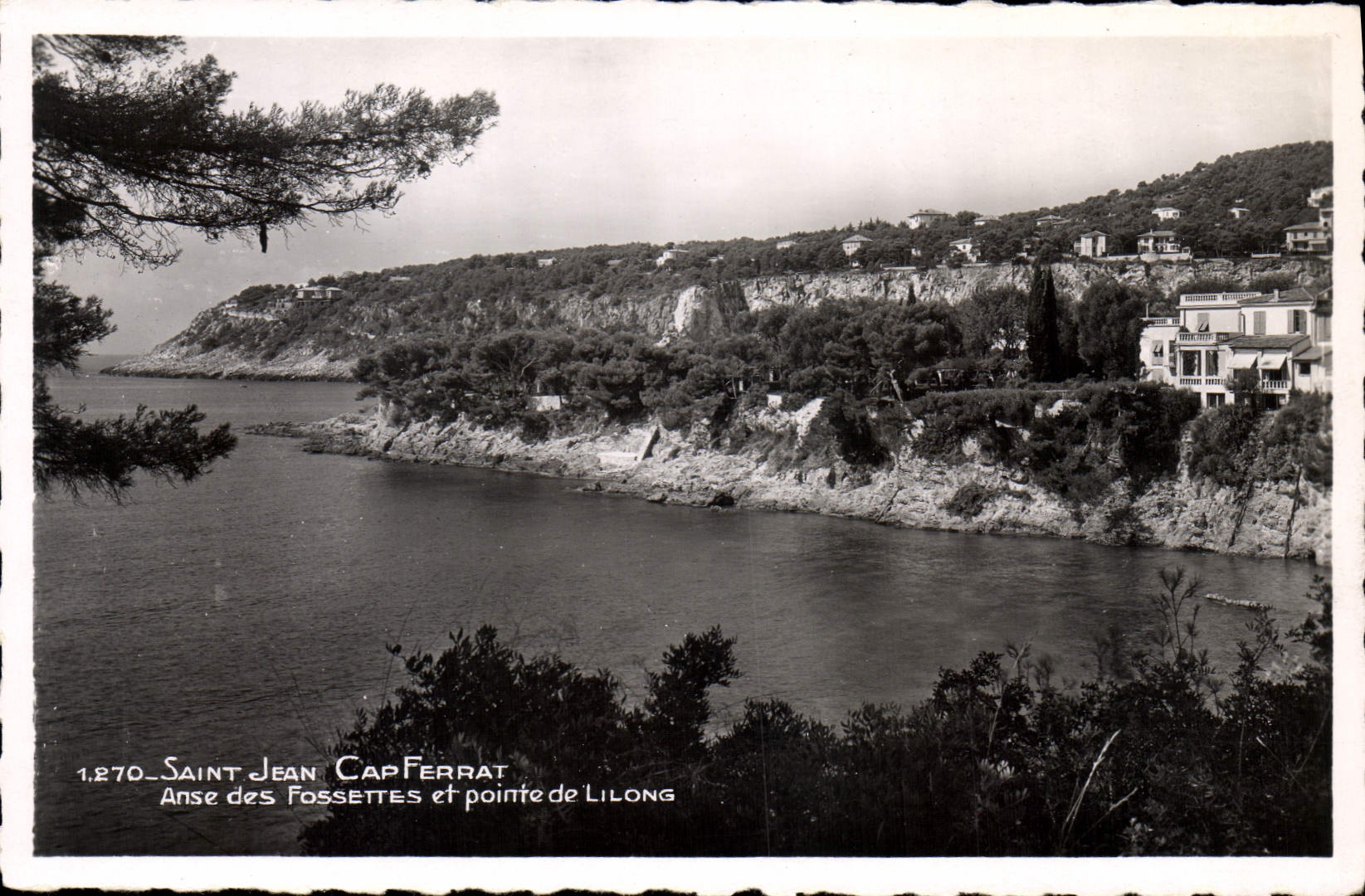 CPA Saint Jean Cap Ferrat Anse des Fossettes et pointe de Lilong