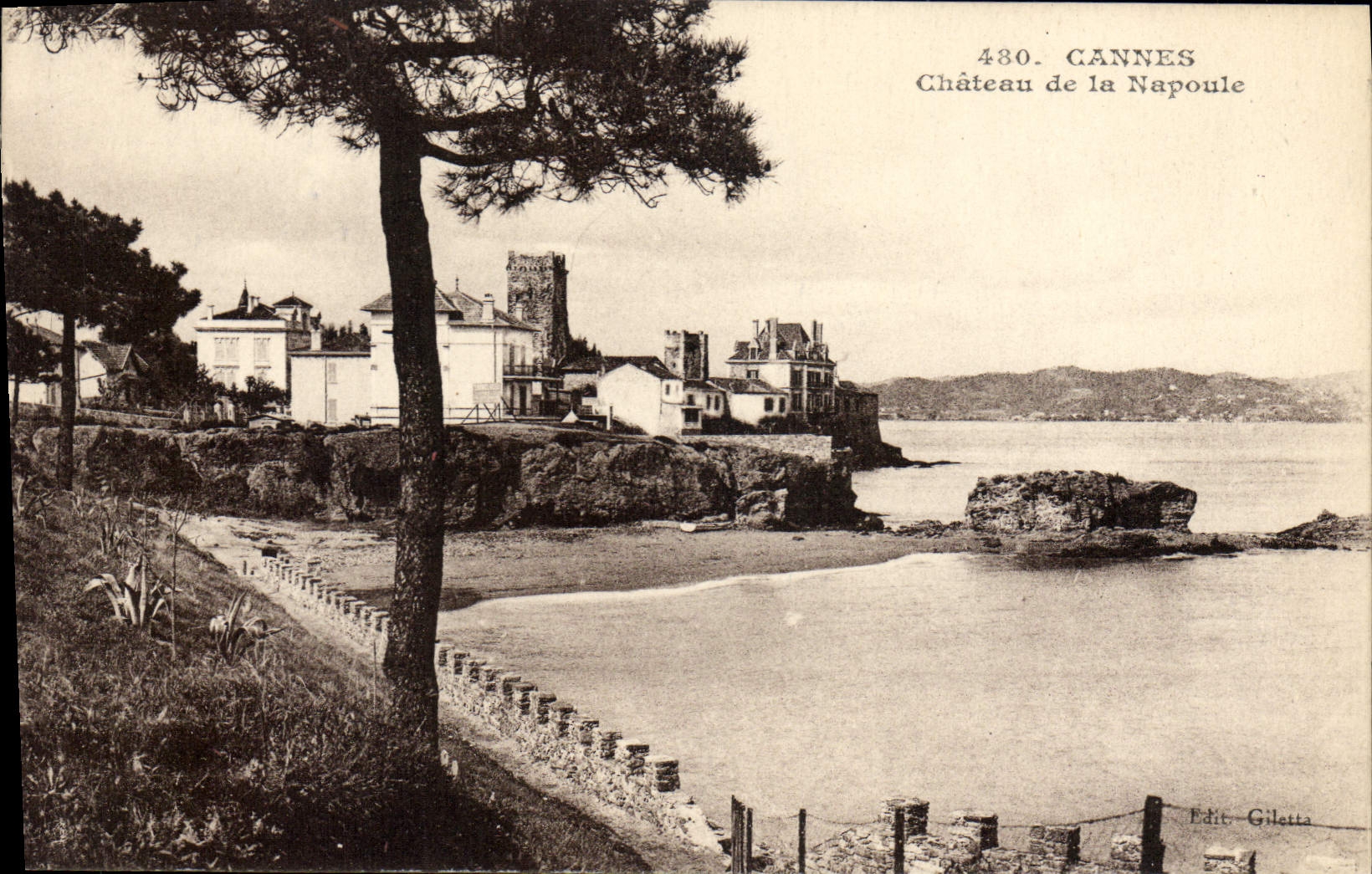 CPA Cannes Chateau de la Napoule 