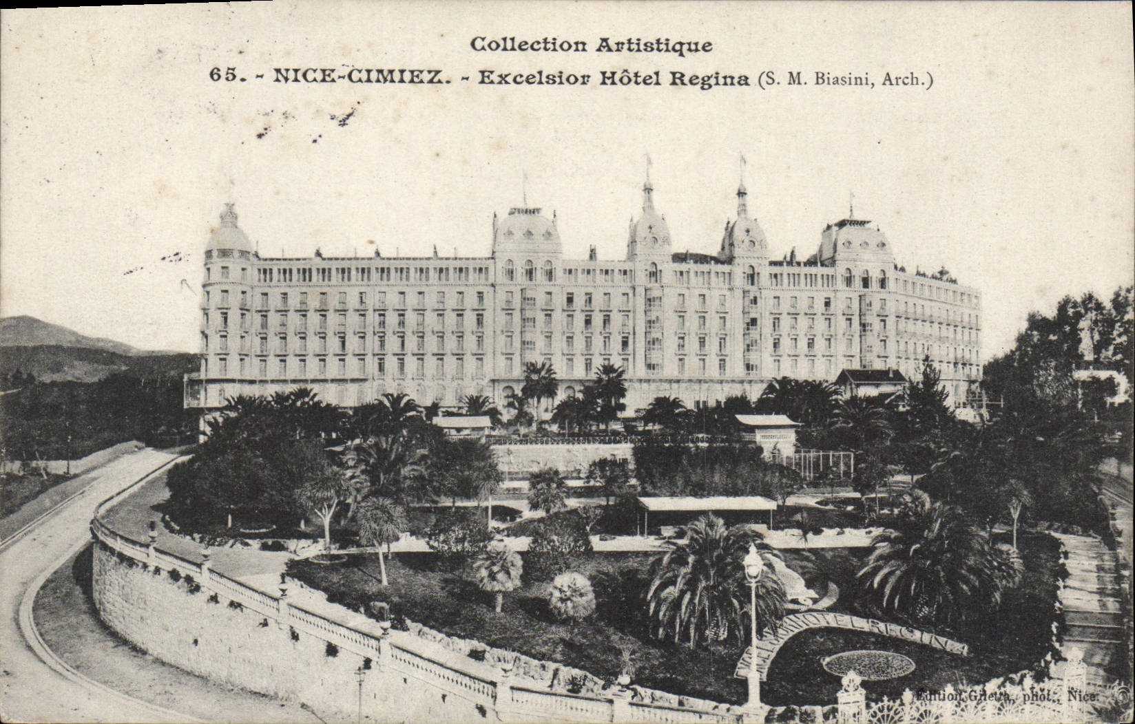 CPA Nice Cimiez Excelsior Hotel Regina