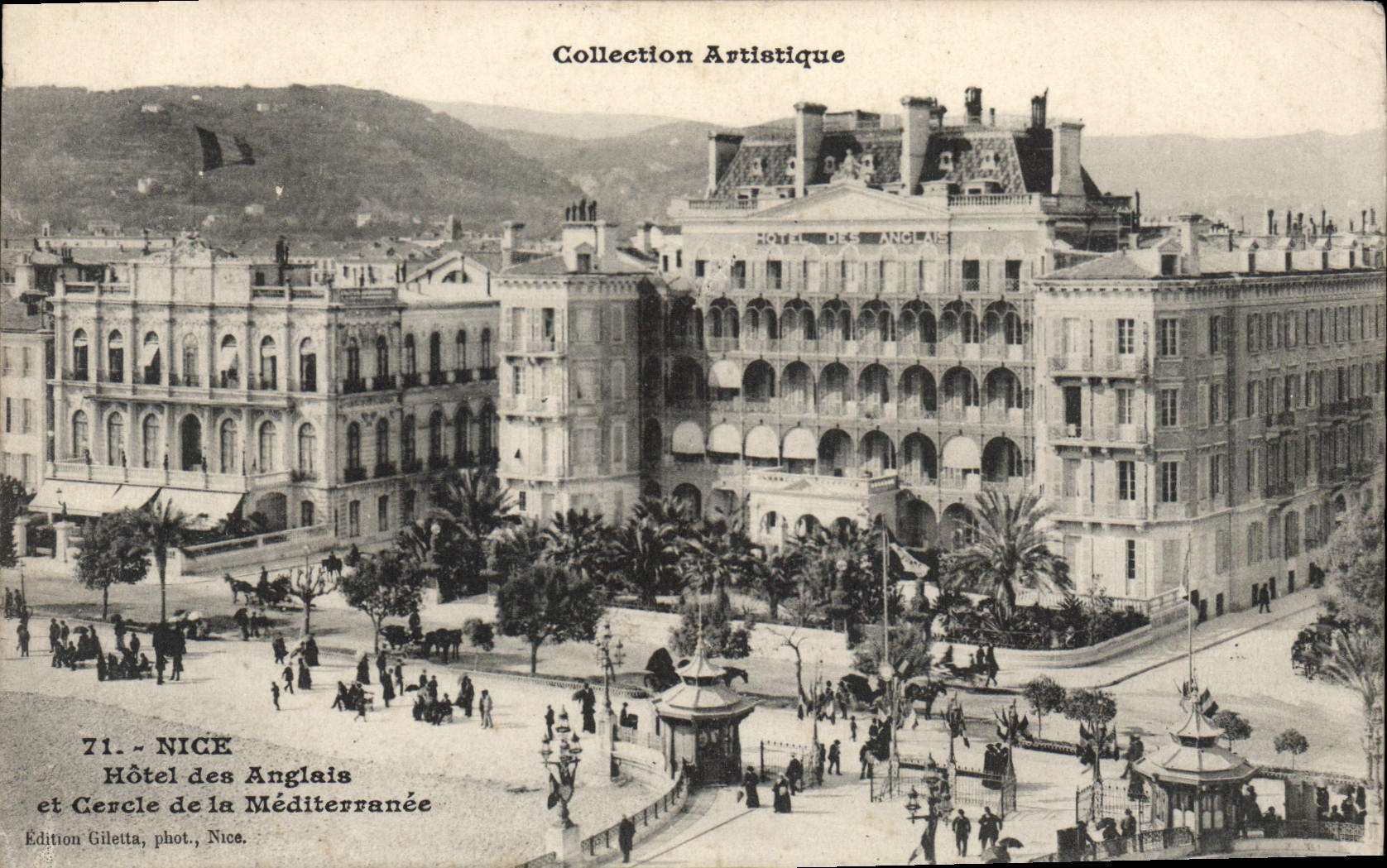 CPA Nice Hotel des Anglais et Cercle de la Mediterranee