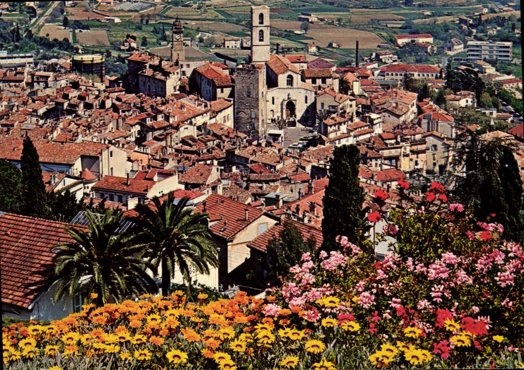 CPSM La Cote d'Azur French Riviera Grasse Alpes Maritimes Cite des fleurs Capitale des Parfums 