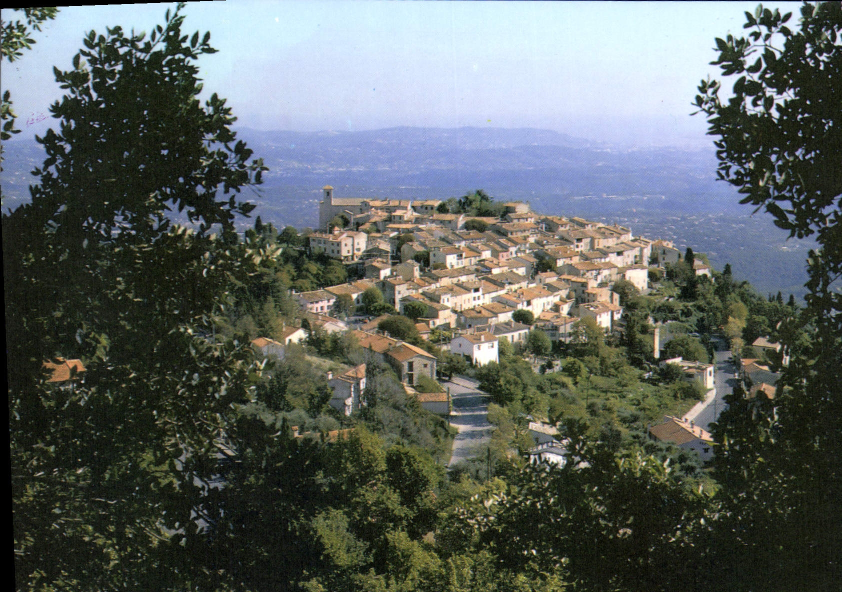 CPSM Cabris Alpes Maritimes Ravissant village provencal dominant Cannes et les Iles de Lerins la Mar