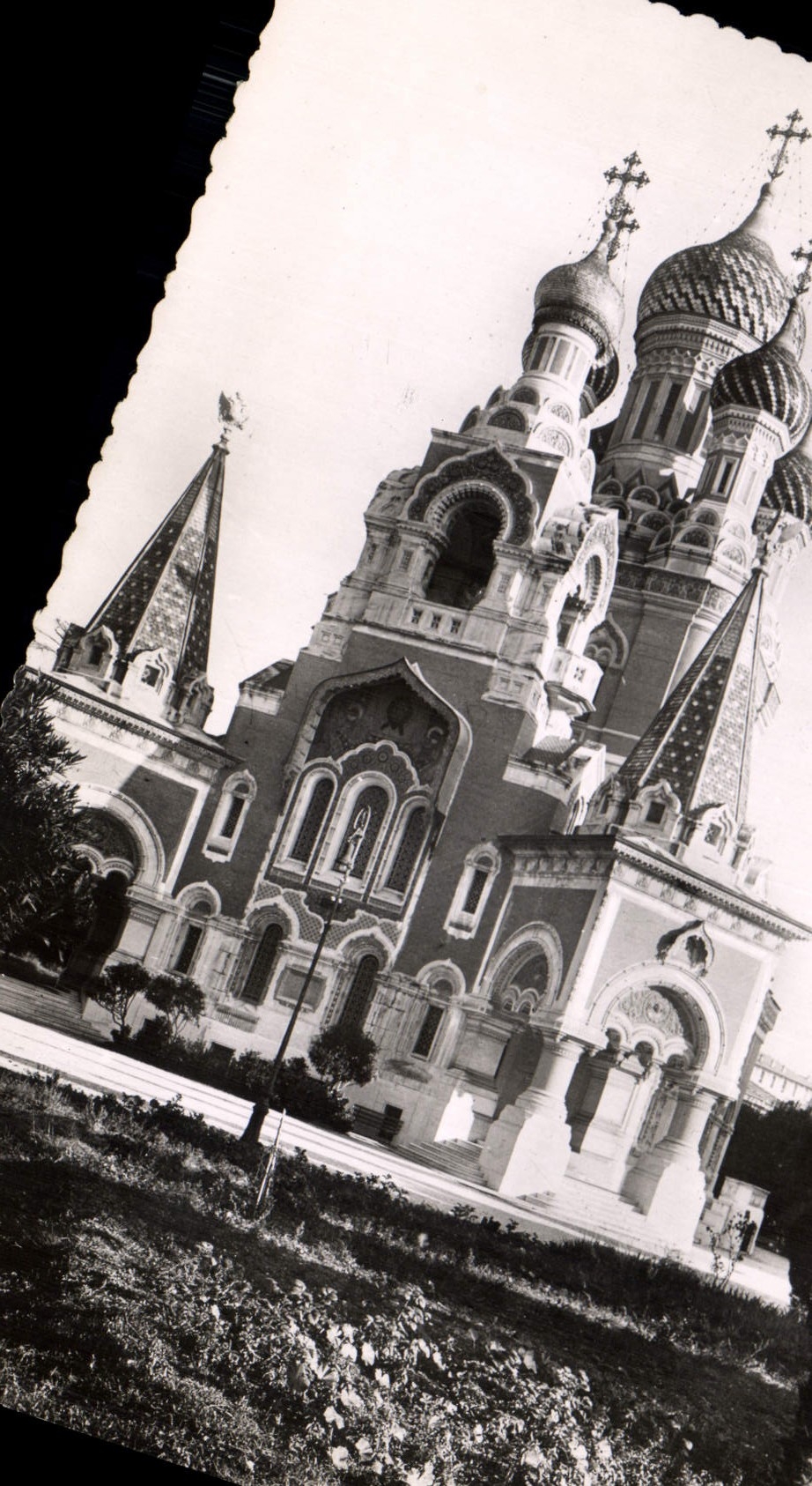 CPSM Cathedrale Orthodoxe Russe de Nice vue exterieure ouest et clocher