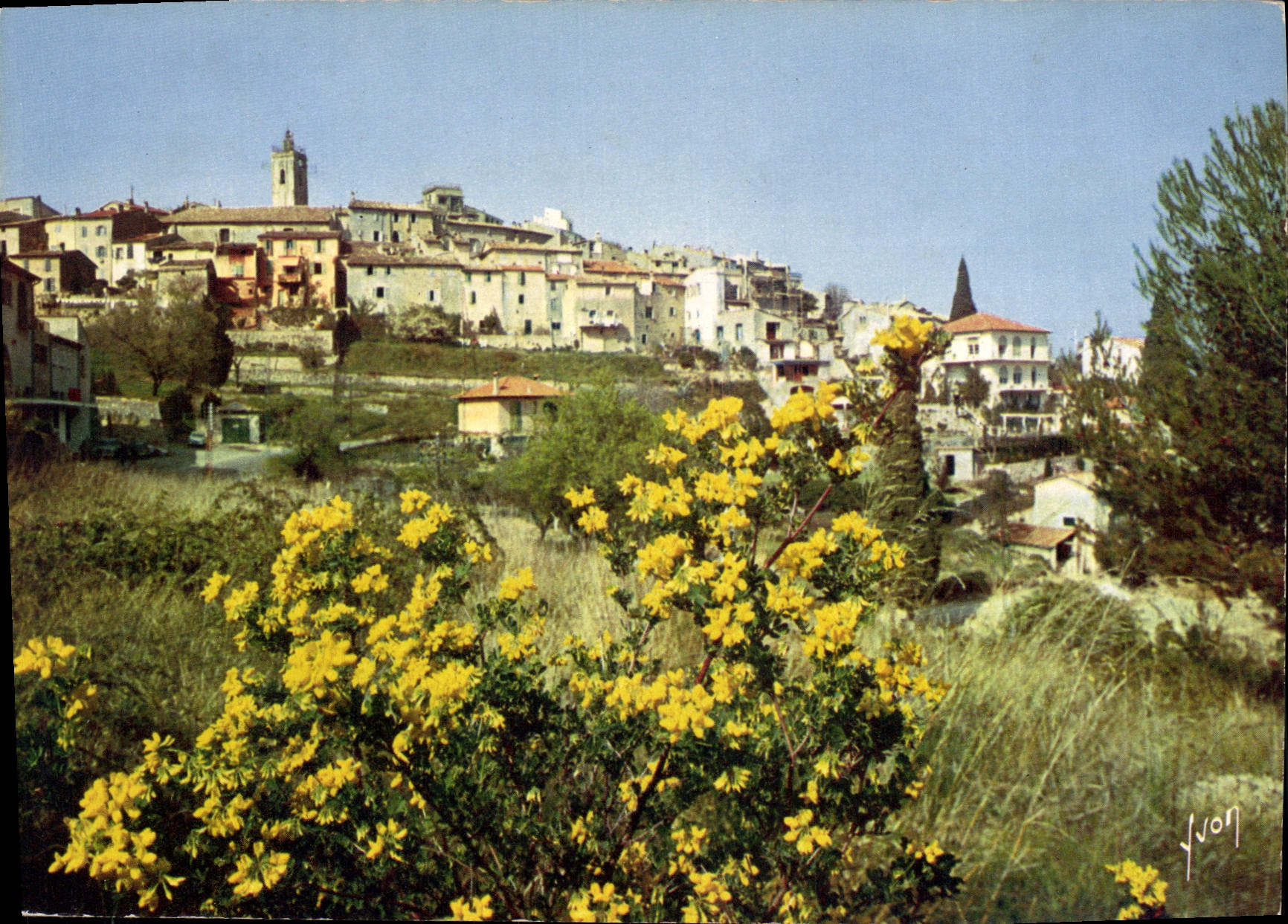 CPSM La Cote d'Azur Miracle de la Nature Moungins Alpes Maritimes vue generale