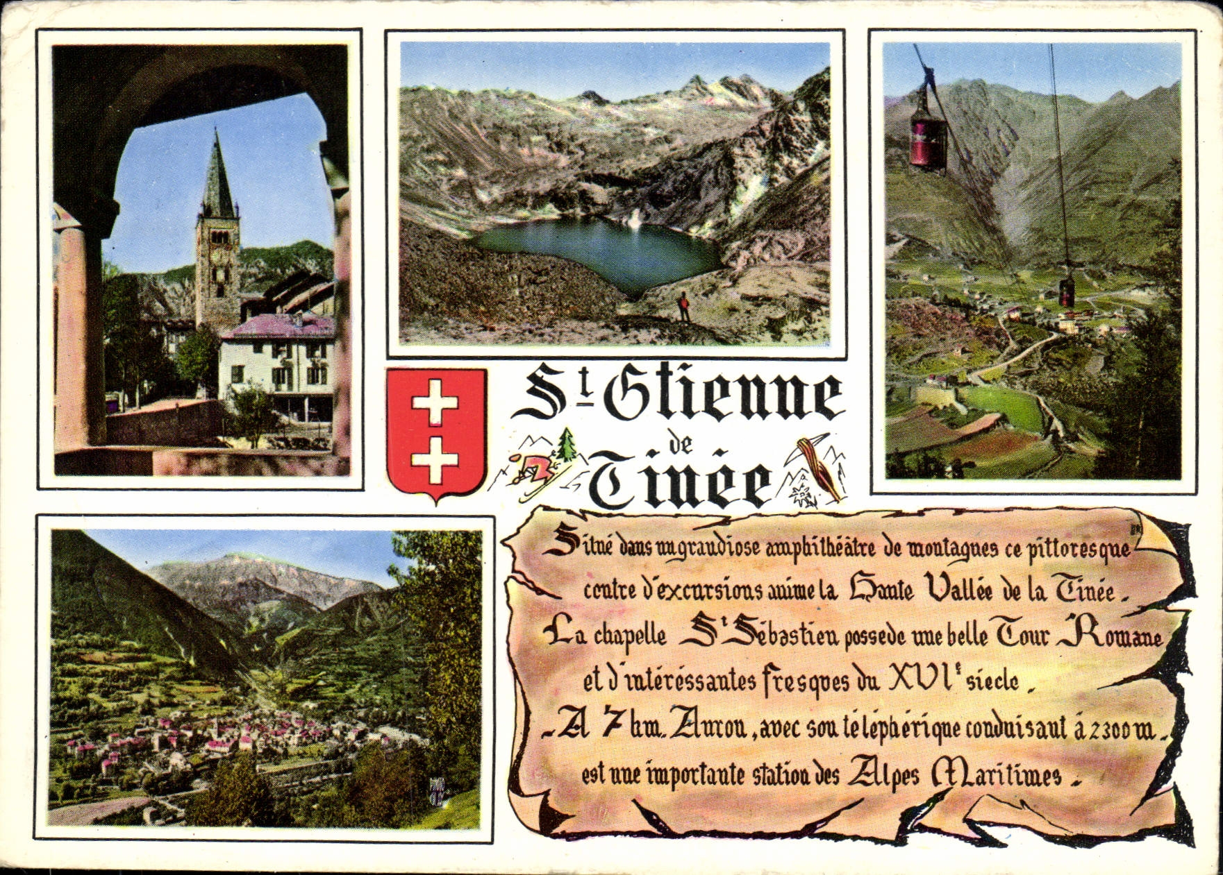 CPSM Paysages de France Saint Etienne de Tinee Alpes Maritimes