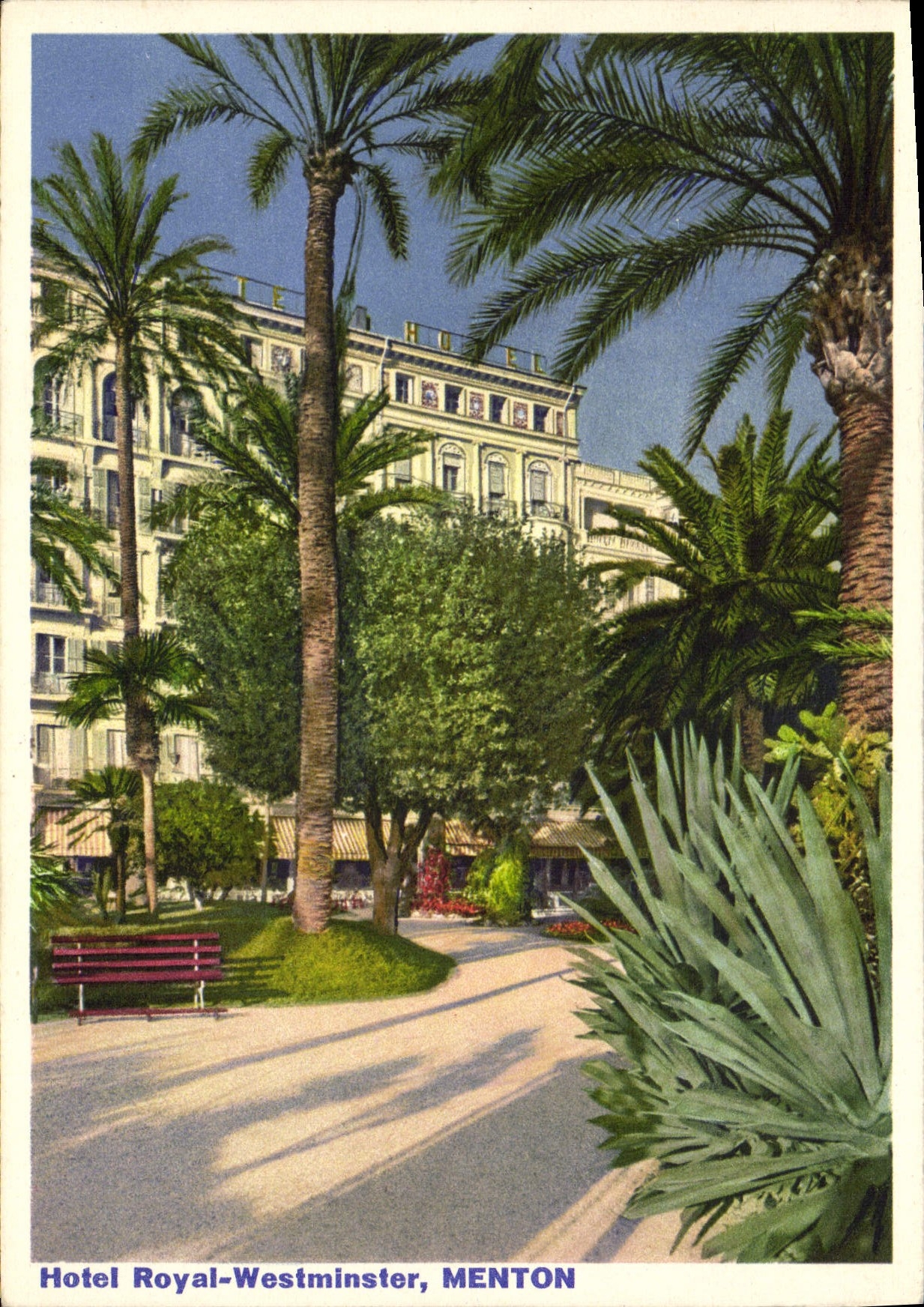 CPSM Hotel Royal Westminster Menton 